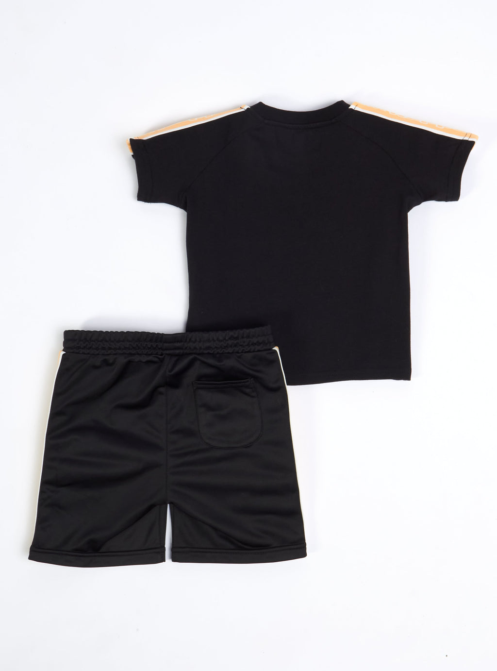 Kappa Kids Short Set - Logo Tape Avirec 2 - Black Smoke - 311B7CW