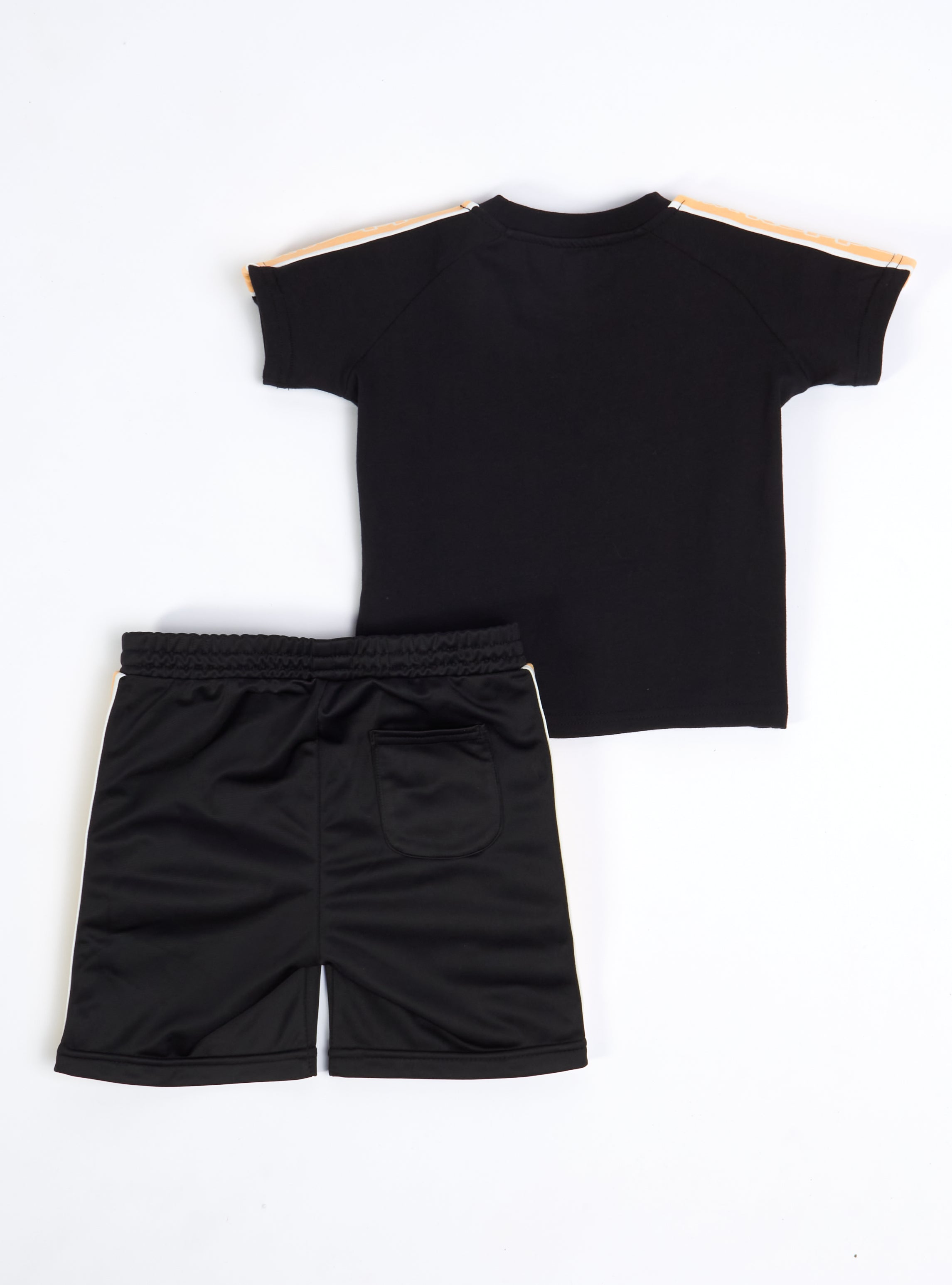 Kappa Kids Short Set - Logo Tape Avirec 2 - Black Smoke - 311B7CW