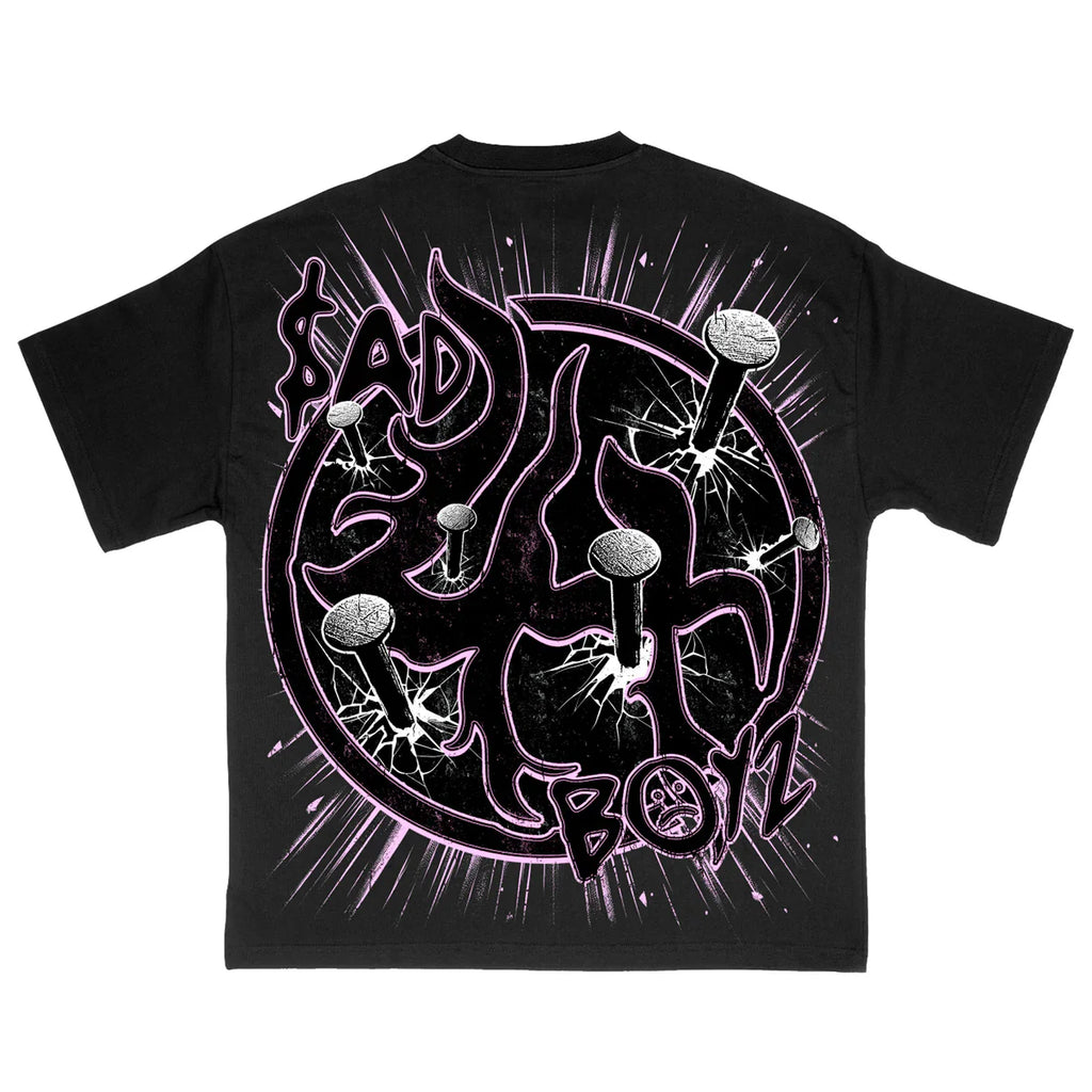 Lost Hills T-Shirt - Sad Boyz - Black Wash - LHSBTEE006