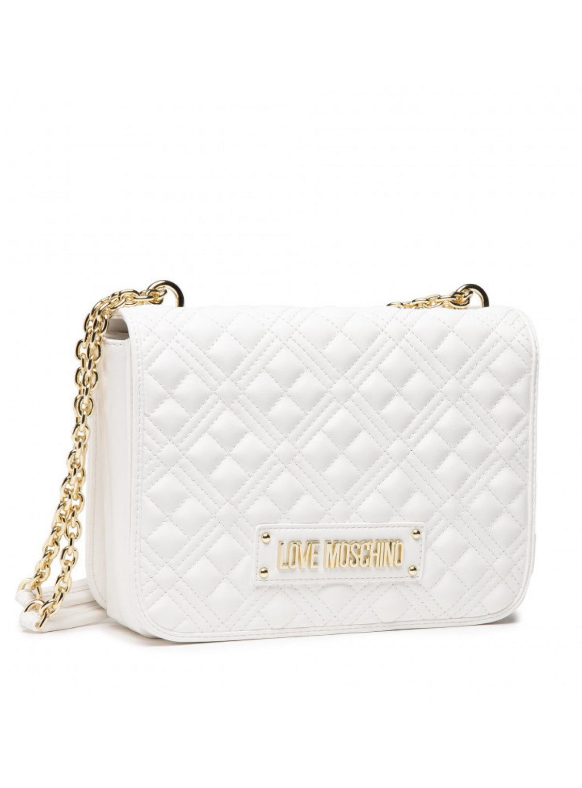 Moschino Bag - Quilted Chain - White - JC4000PP1DLA0100