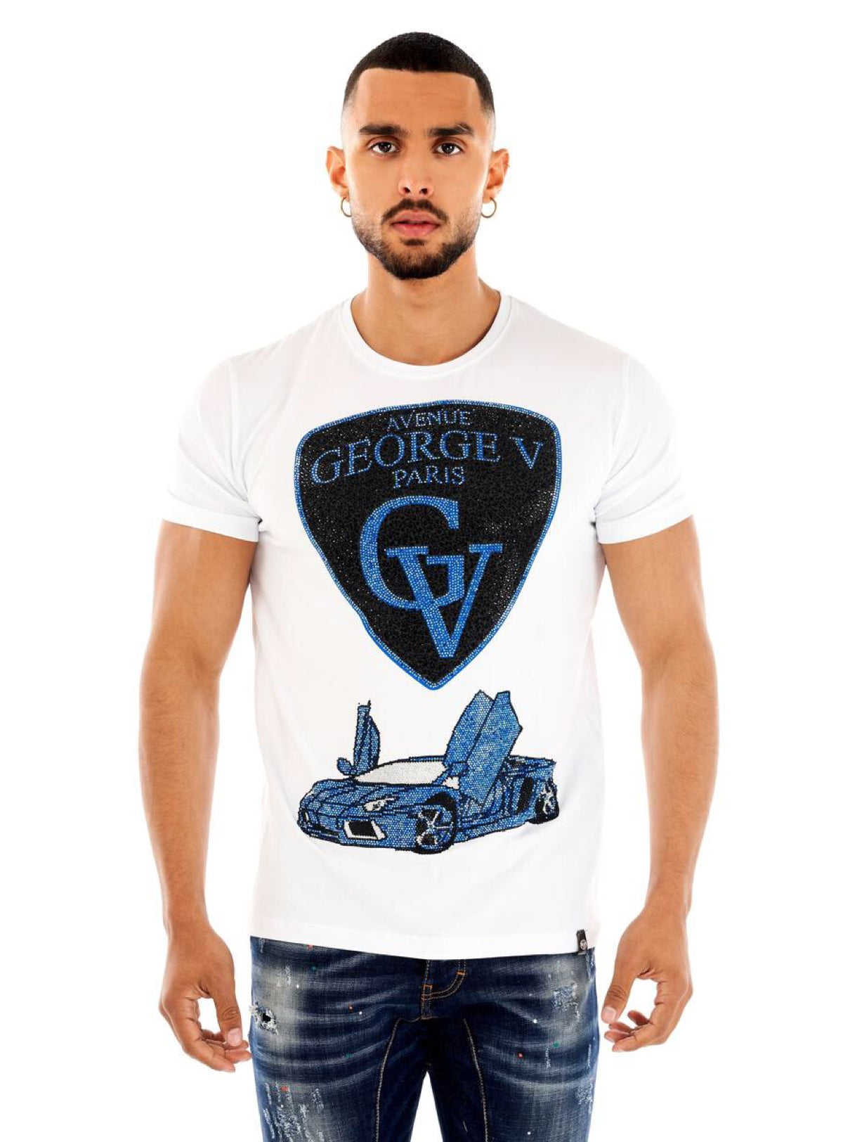 George V T-Shirt - Lamborghini - White - GV2229