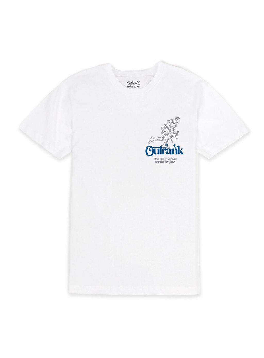 Outrank T-Shirt - League - White - OR2320