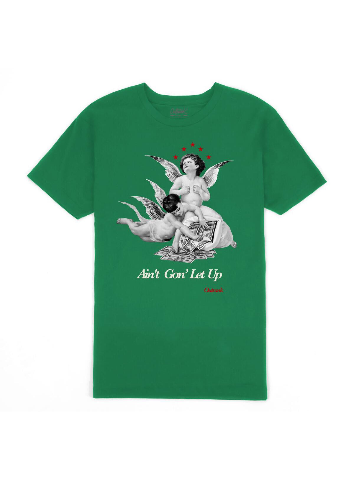 Outrank T-Shirt - Ain't Gon' Let Up - Kelly Green - OR2325