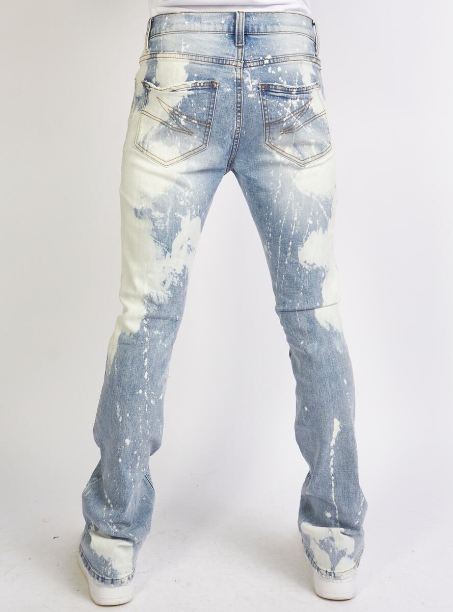 Politics Flare Stacked Jeans - Barlow - Light Blast - 504