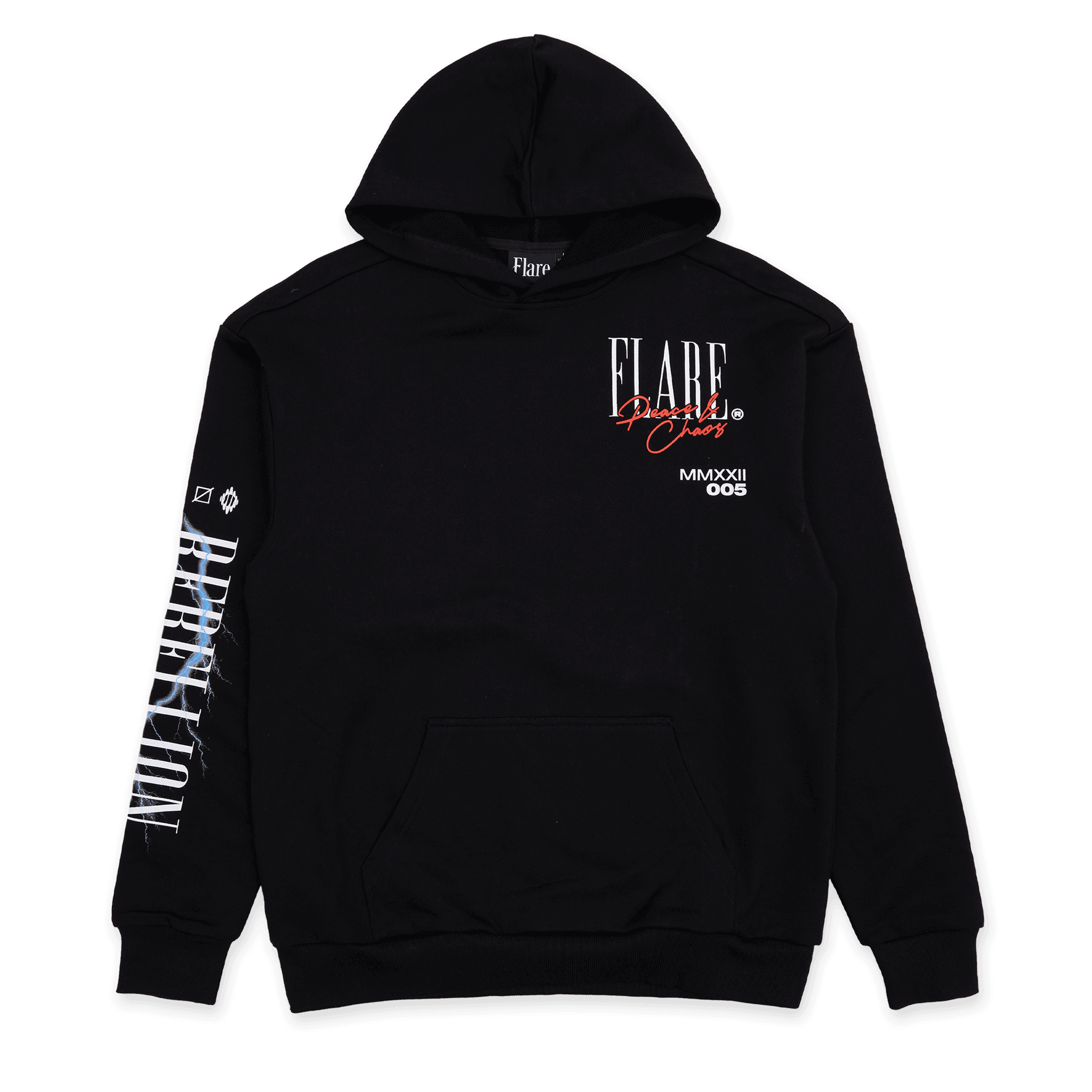 Flare Hoodie - Lightworks Pullover - Black