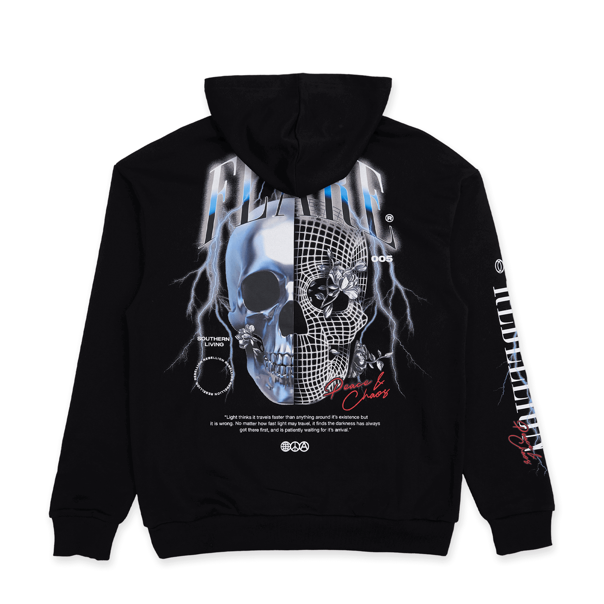 Flare Hoodie - Lightworks Pullover - Black