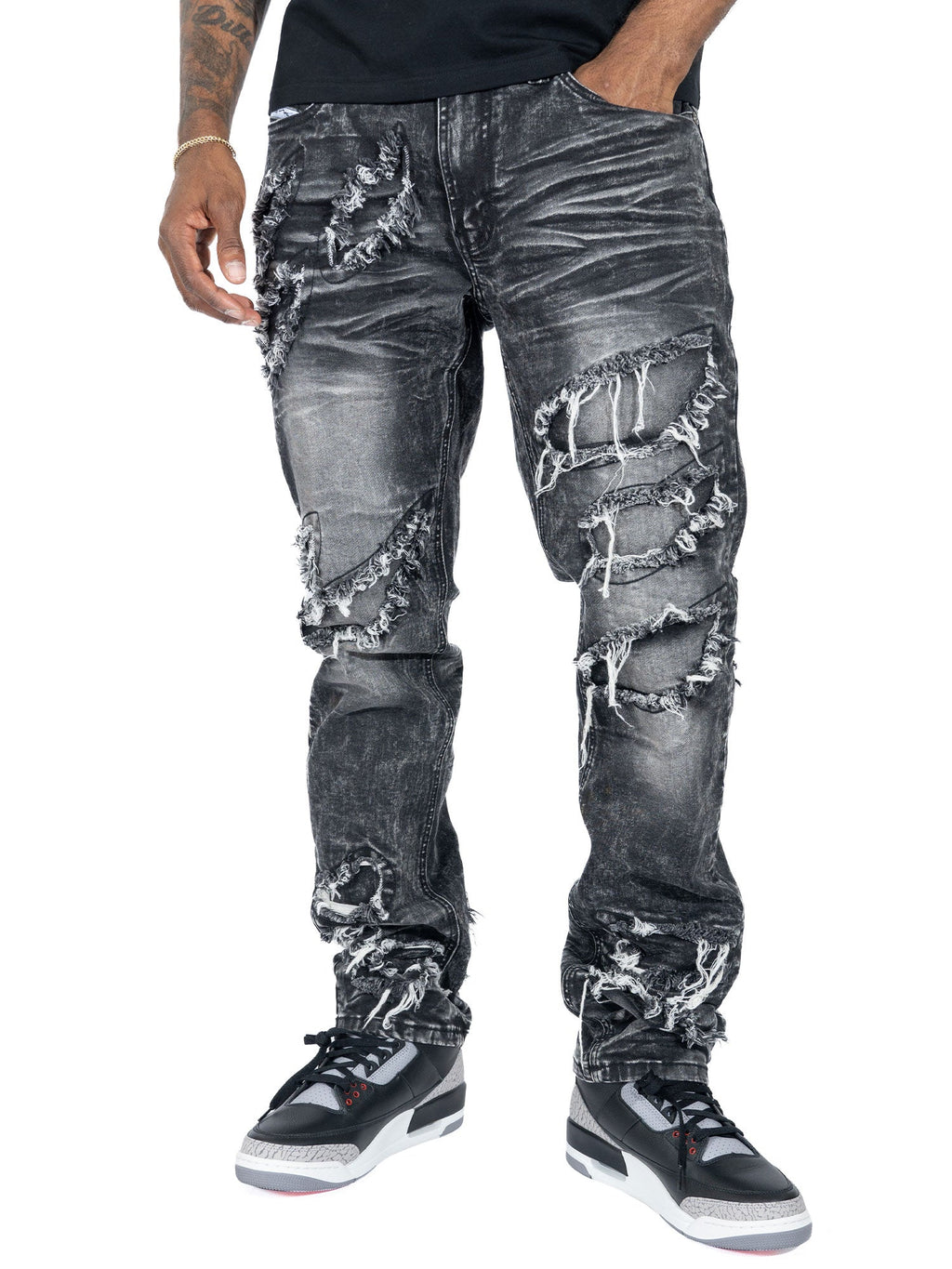 Makobi Jeans - Sorrento Jeans - Black Wash - M1922