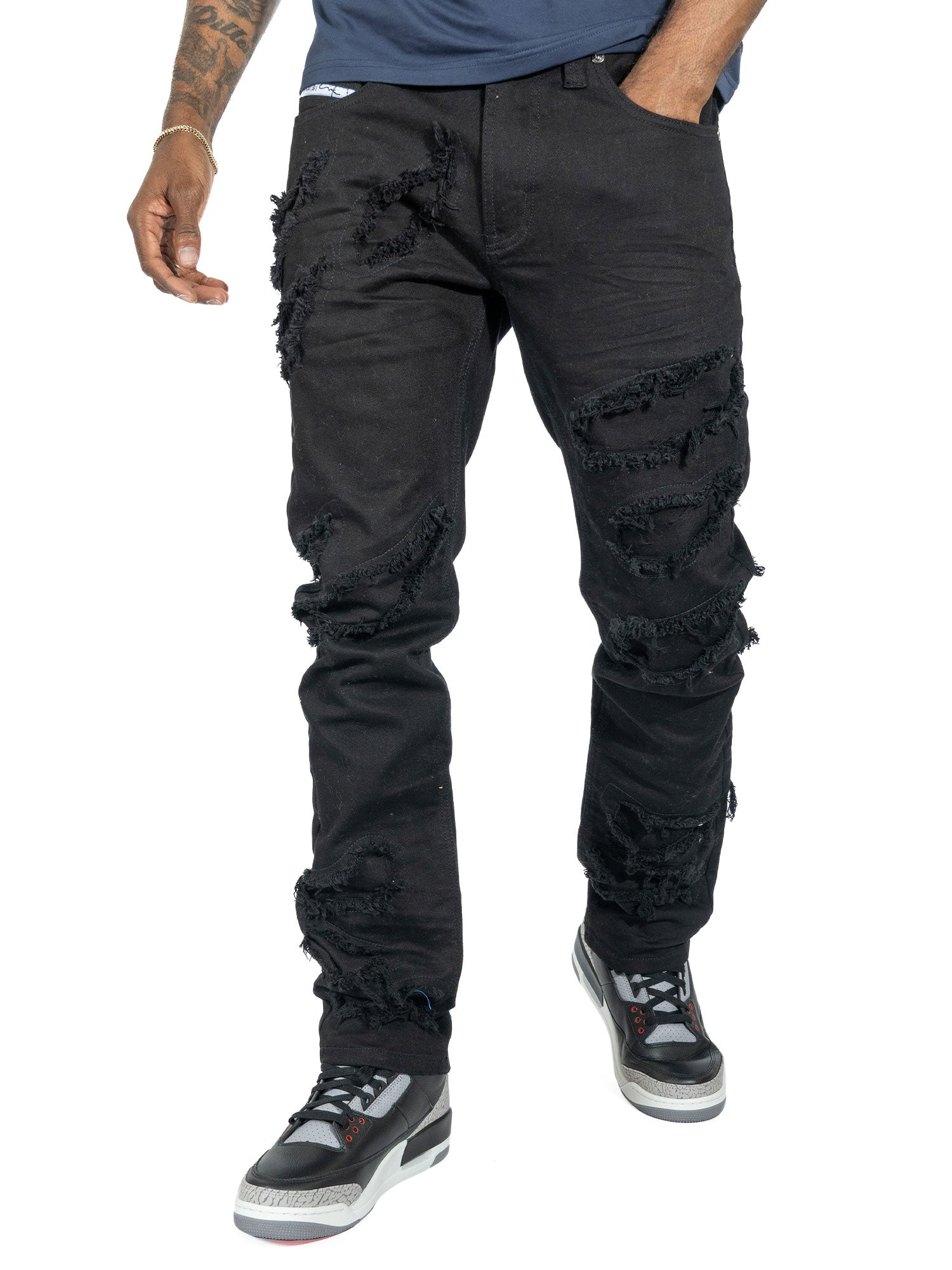 Makobi Jeans - Sorrento Jeans - Jet Black -  M1922