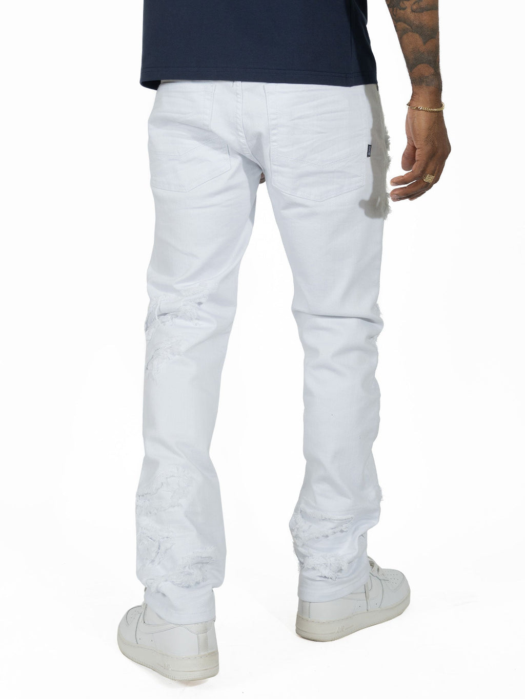 Makobi Jeans - Sorrento Jeans - White -  M1922