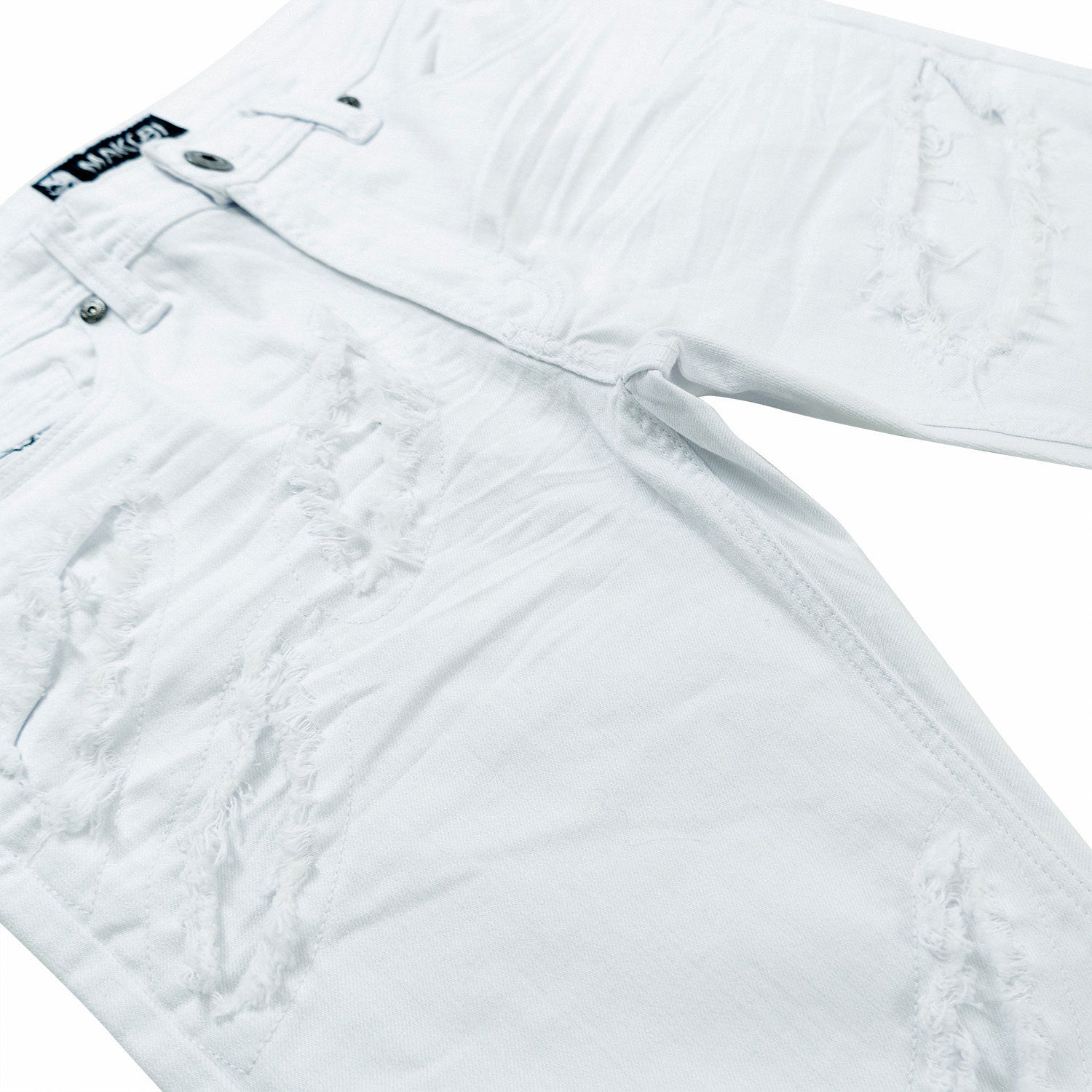 Makobi Jeans - Sorrento Jeans - White -  M1922