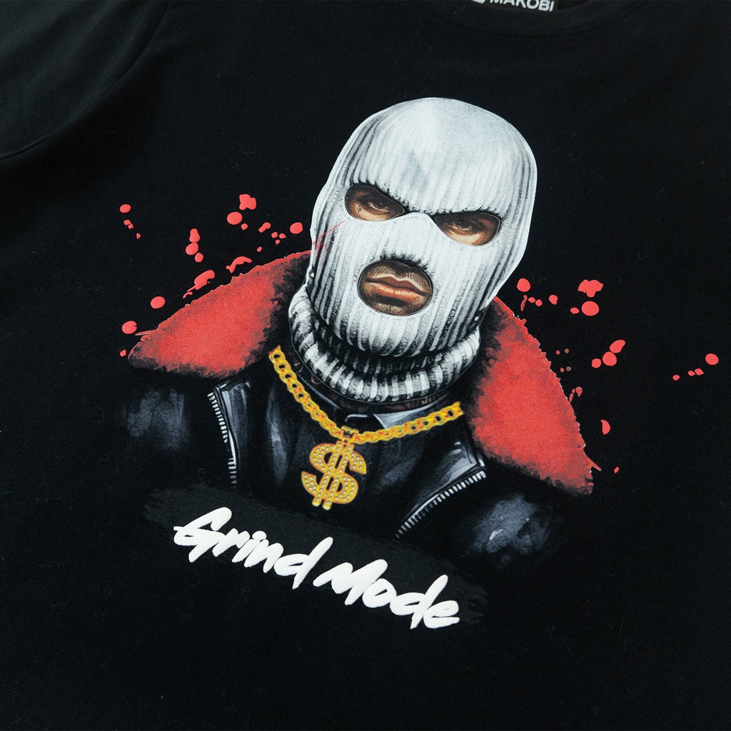 Makobi T-Shirt - M332 Grind Mode - Black