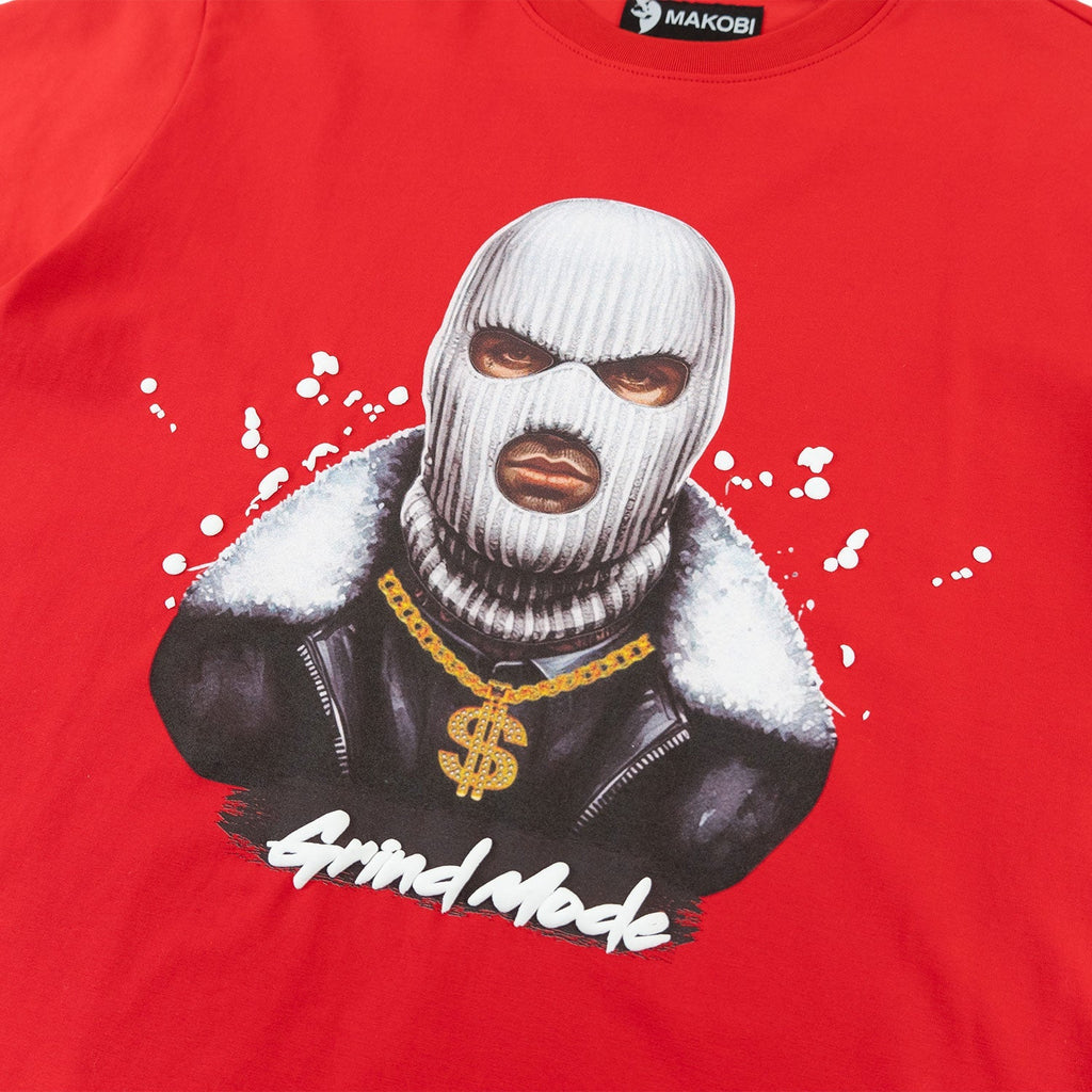 Makobi T-Shirt - M332 Grind Mode - Red