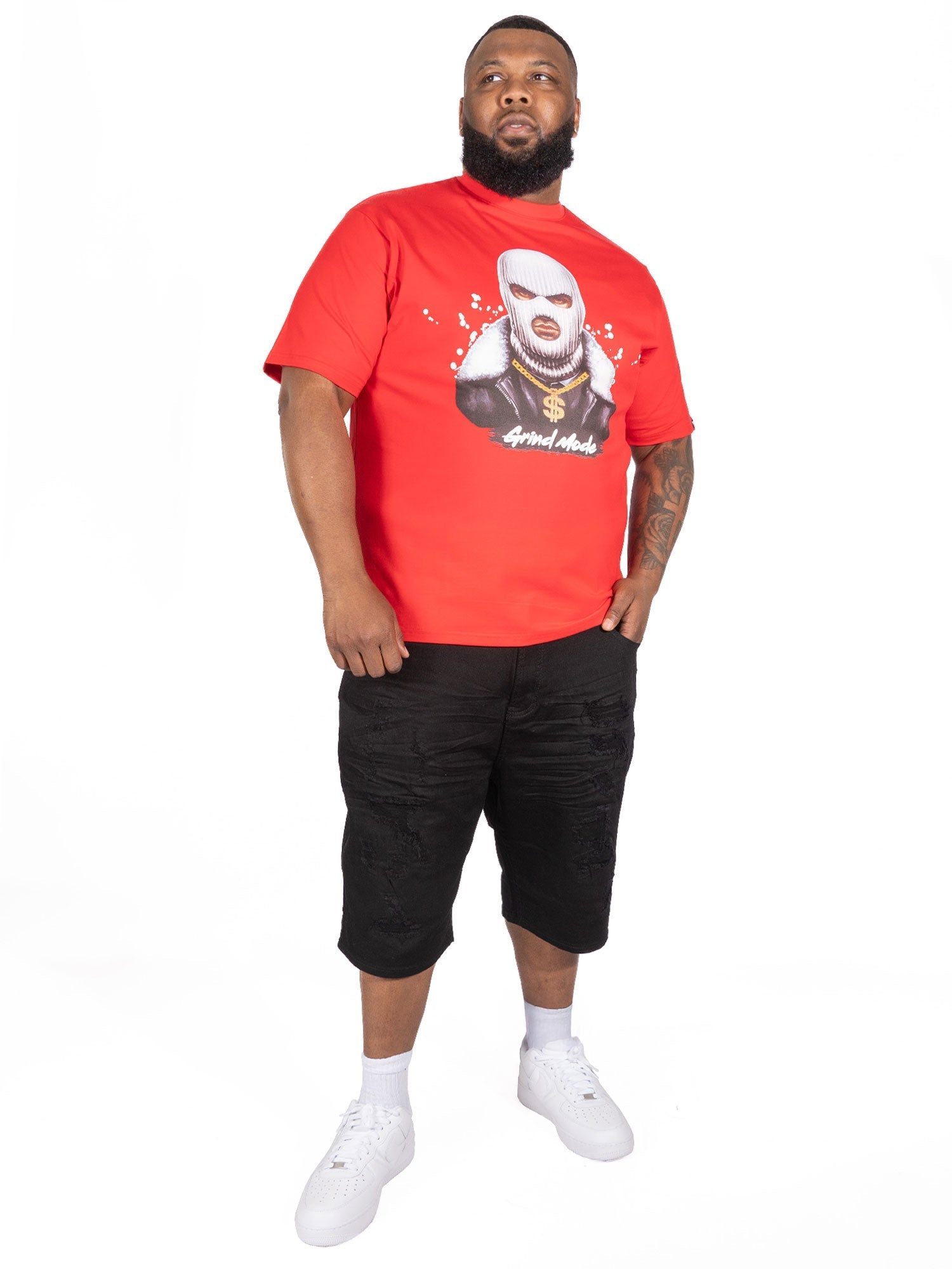 Makobi T-Shirt - M332 Grind Mode - Red