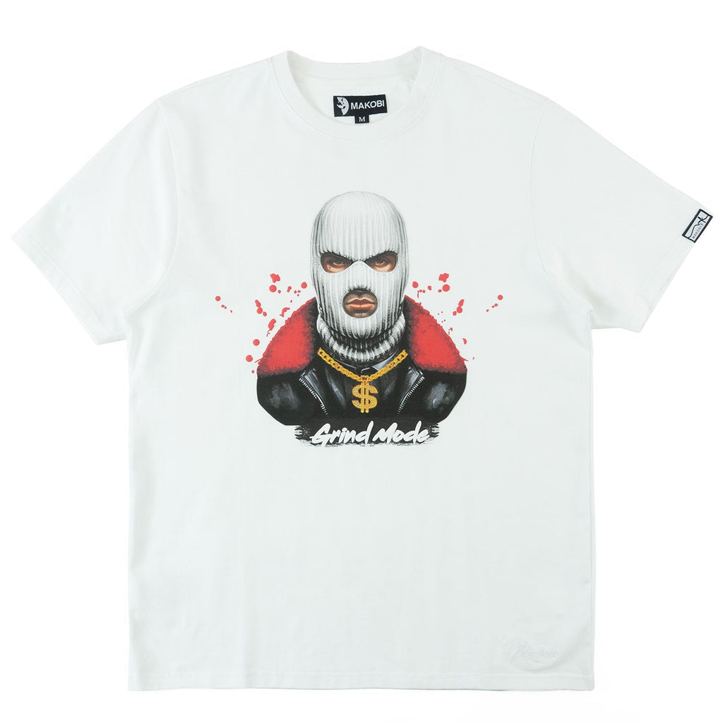 Makobi T-Shirt - M332 Grind Mode - White