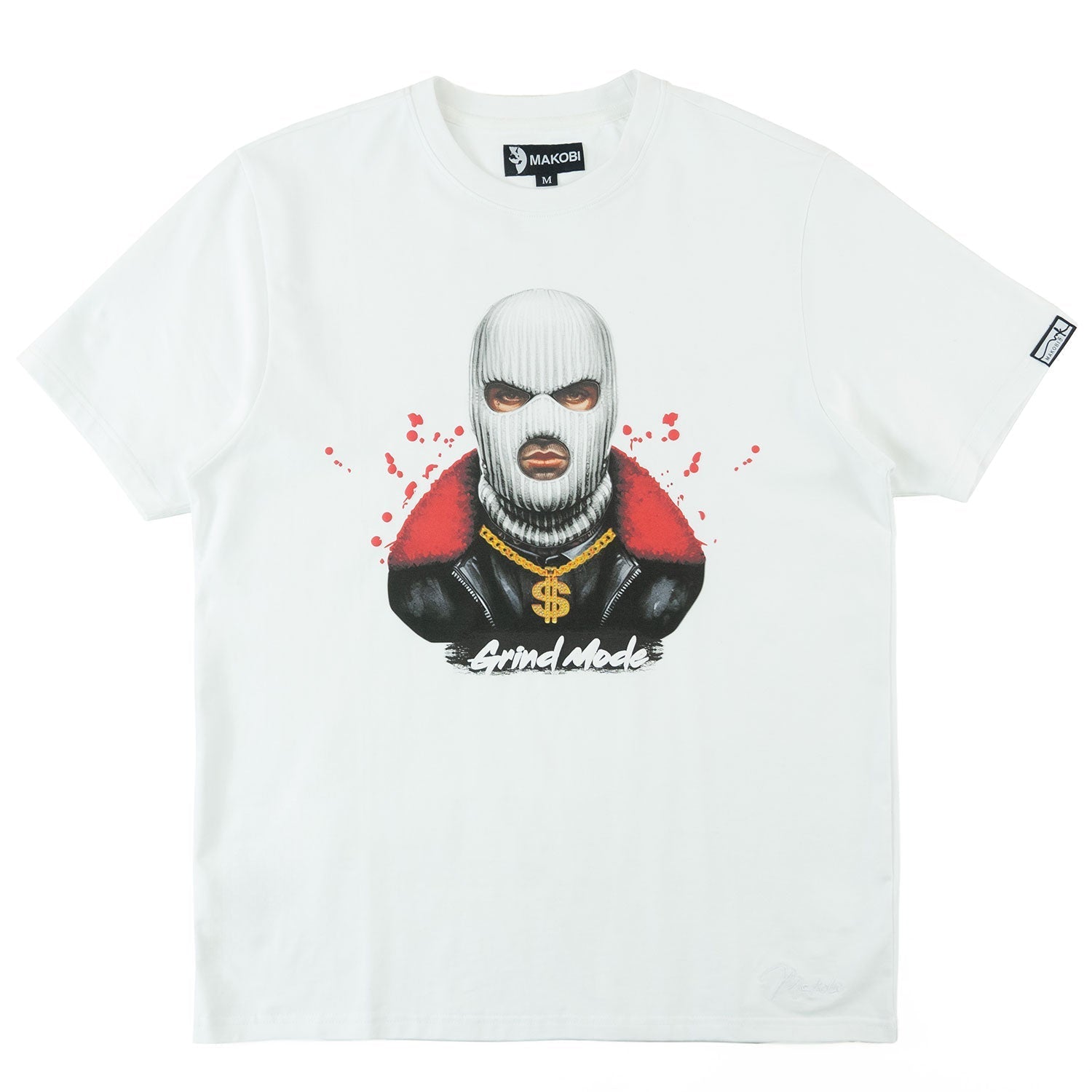 Makobi T-Shirt - M332 Grind Mode - White
