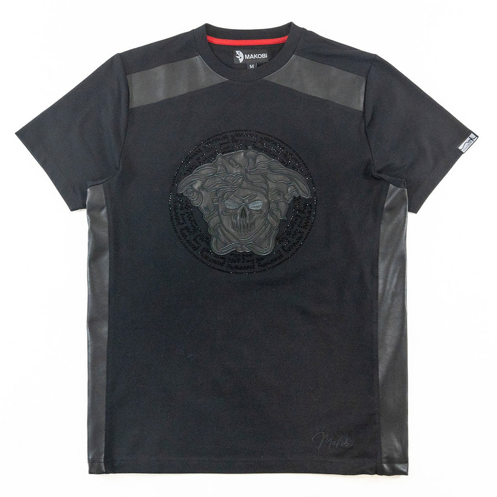 Makobi T-Shirt - M404 Bianco Medusa - Black