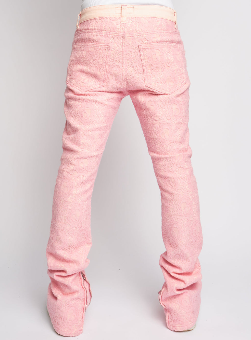 Politics Jeans - Baldwin - Pink  - Stacked Applique Denim  - 501
