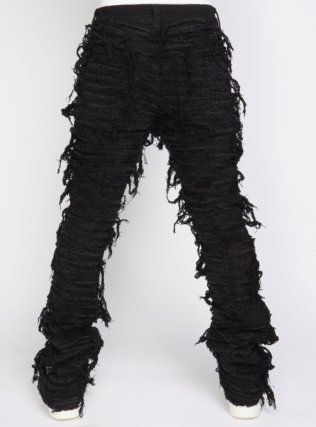 Politics Jeans - Thrashed Distressed Denim  - Black - Debris 508