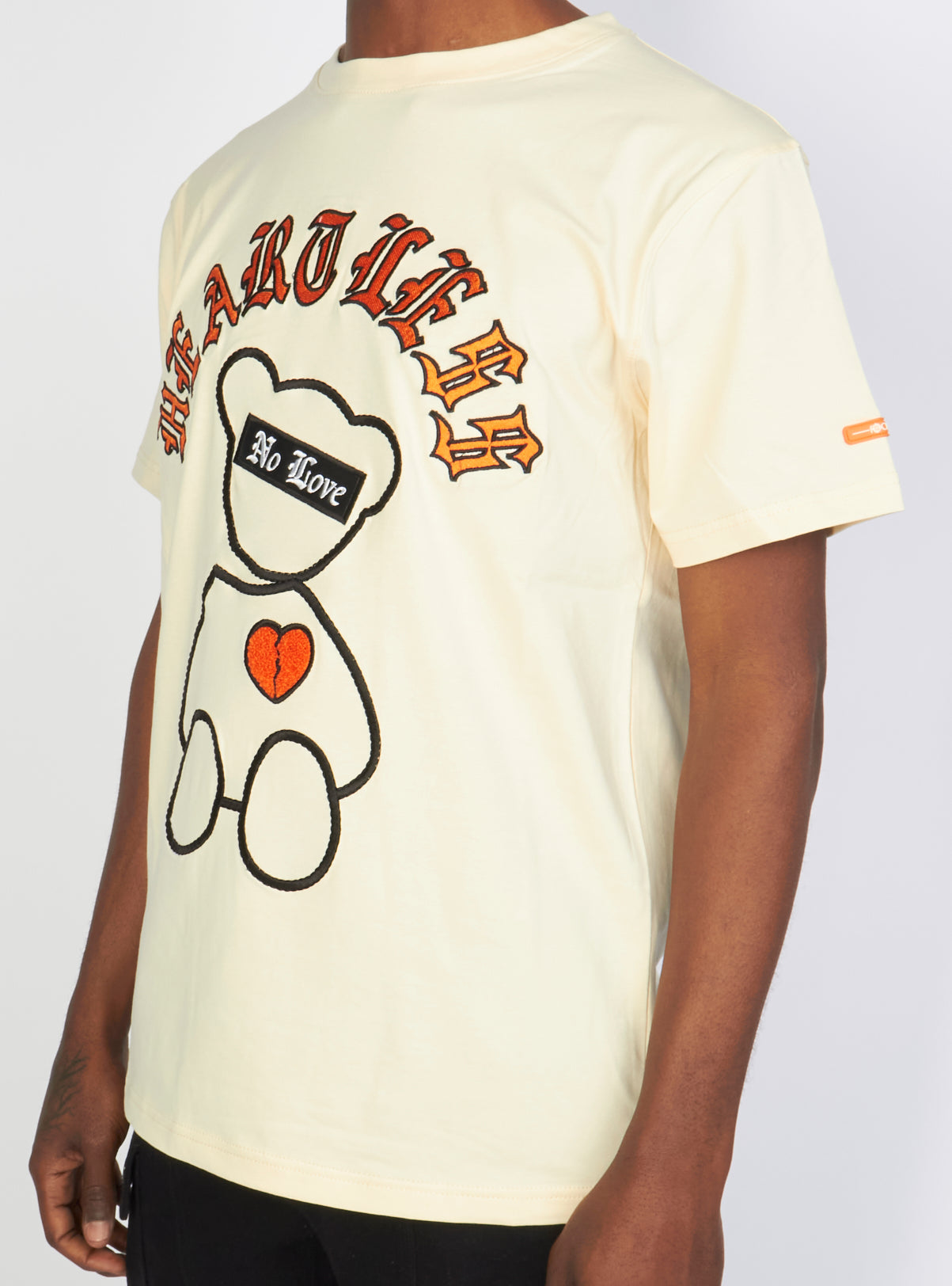 Focus T-Shirt - Heartless - Beige - 80525