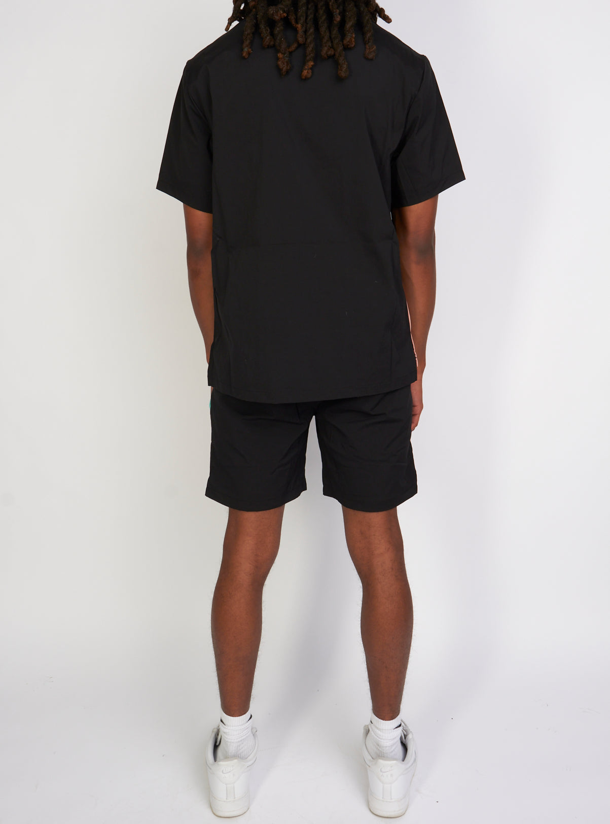 Original Fables Nylon Short Set - Breezy - Black - CT412