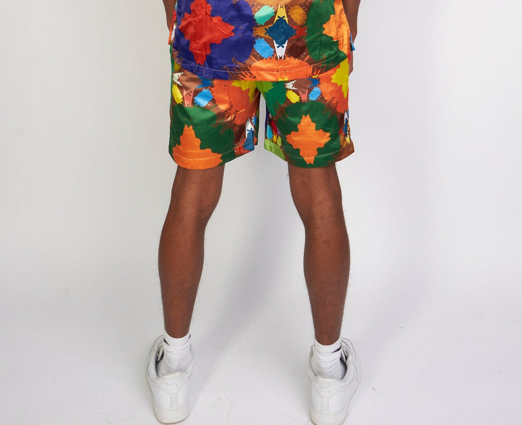 Original Fables Satin Shorts - Prism - Berry - WN420