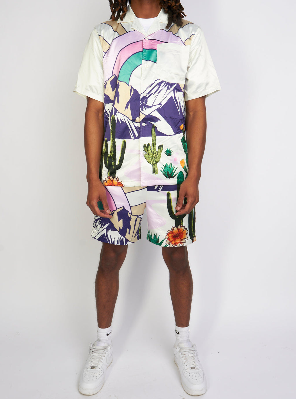 Original Fables Satin Short Set - Dry Mouth - Vanilla - WN421