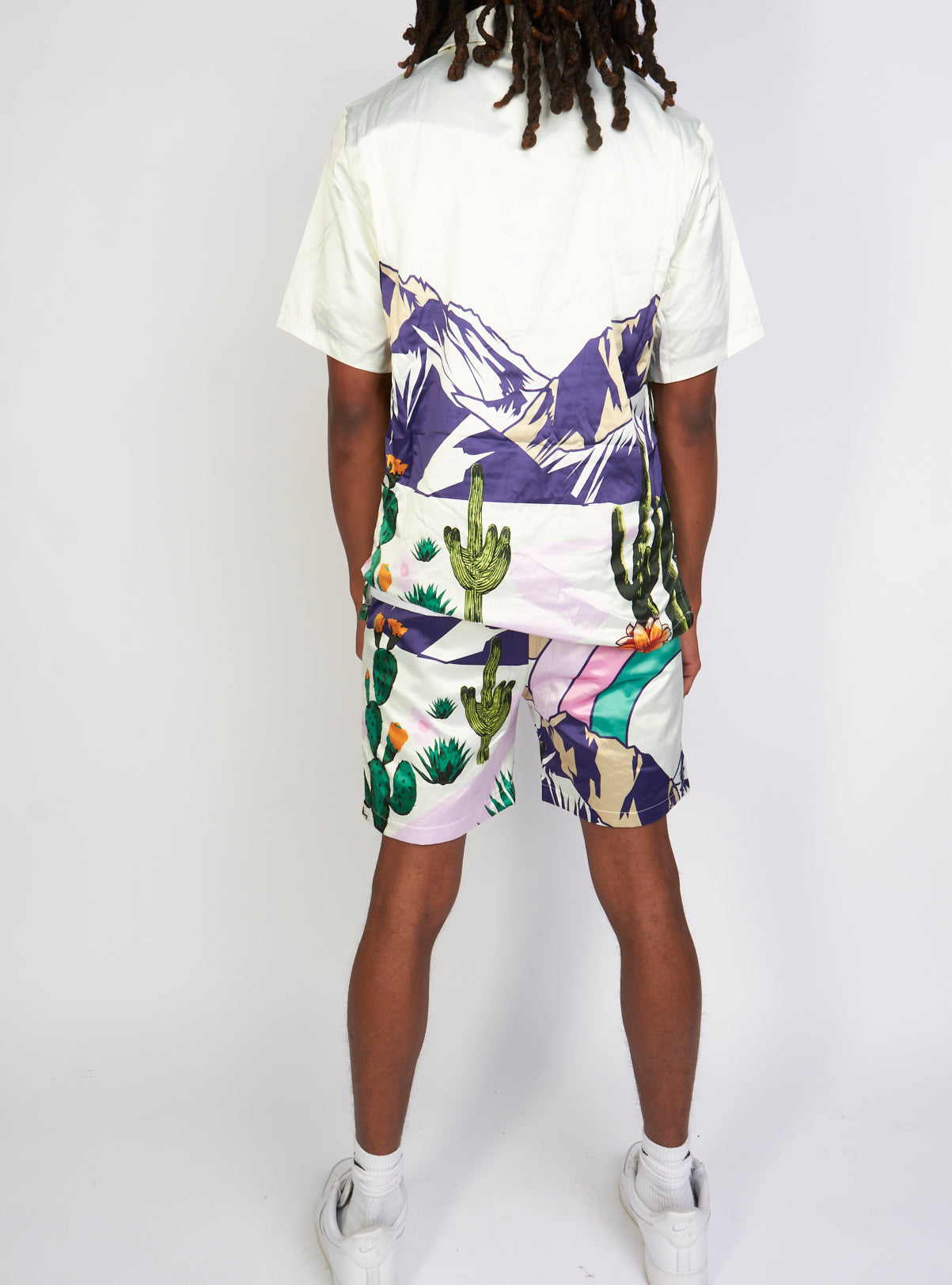 Original Fables Satin Short Set - Dry Mouth - Vanilla - WN421