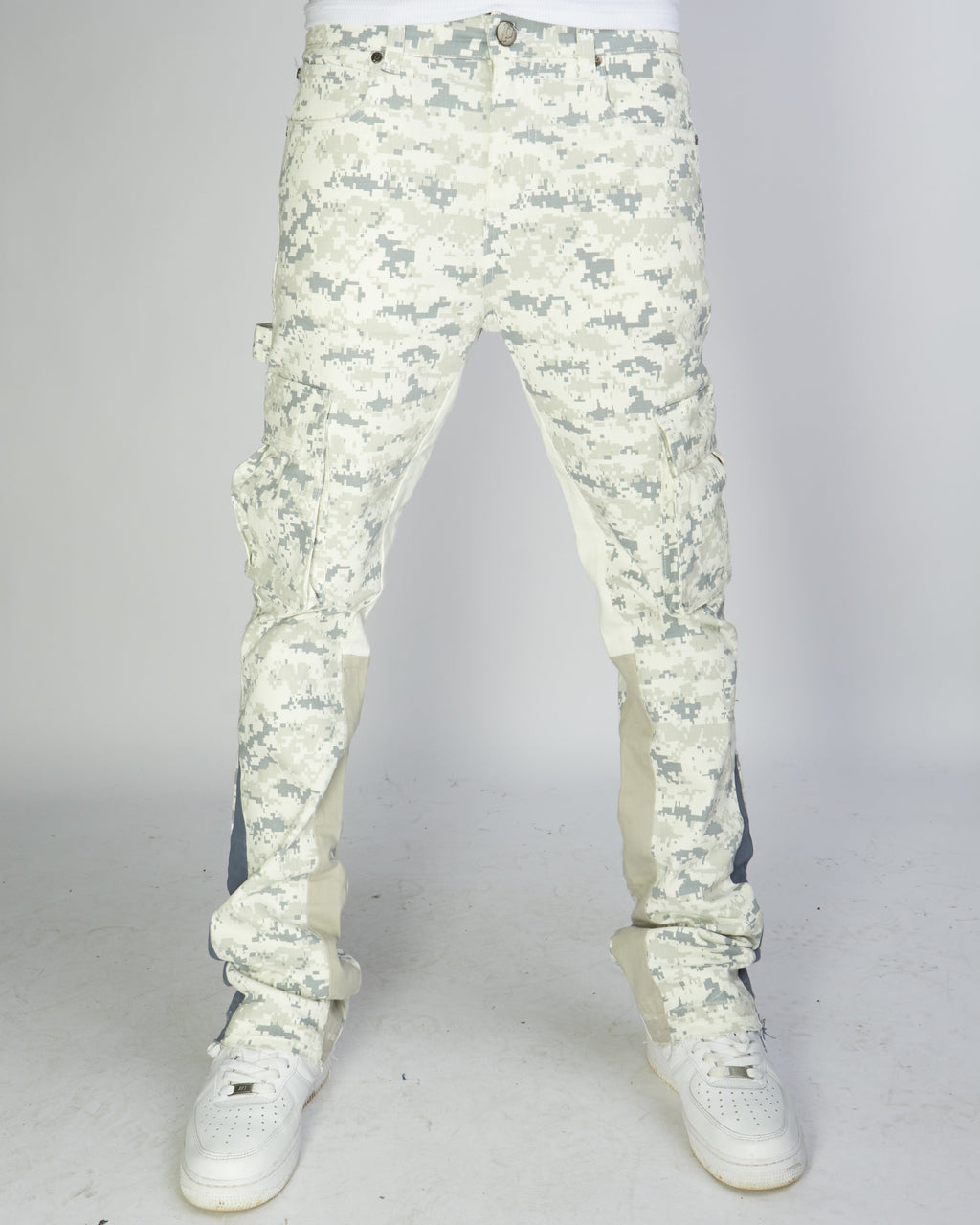Politics Jeans - Mott - Winter Digital Camo - Cargo Stacked Denim  - 515