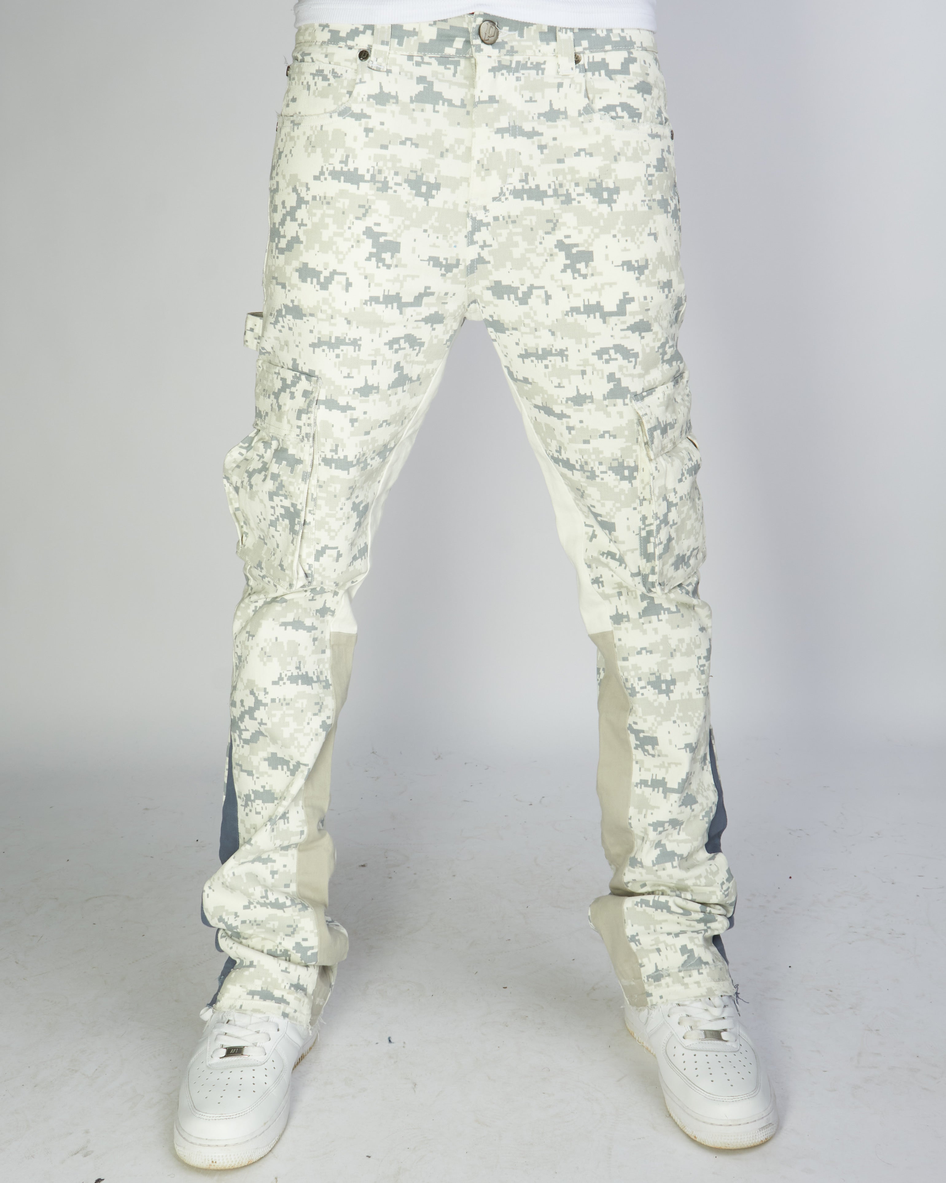 Politics Jeans - Mott - Winter Digital Camo - Cargo Stacked Denim  - 515