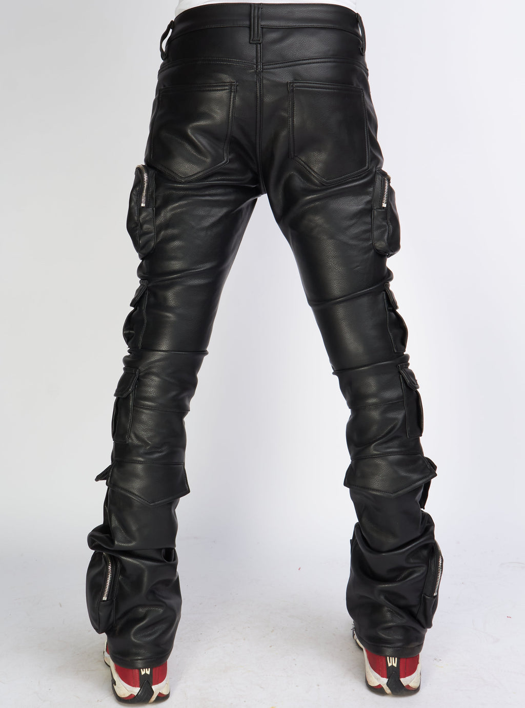 Politics Jeans - Florence Leather Cargo - Black - 501
