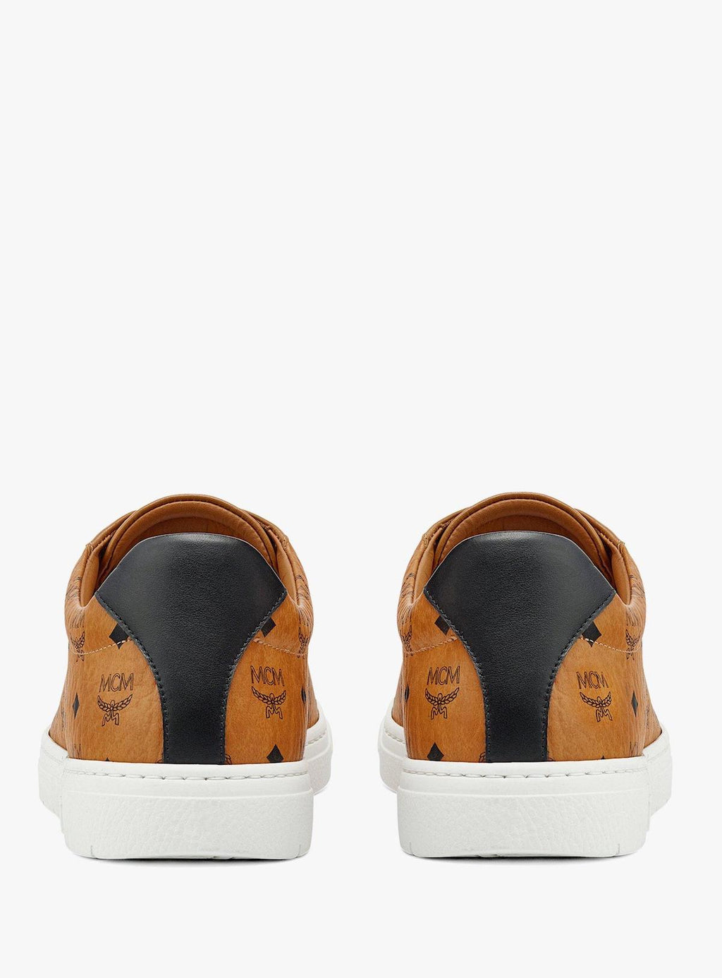 MCM Women Shoes - Terrain Lo Sneakers - Cognac - MESCSMM23CO