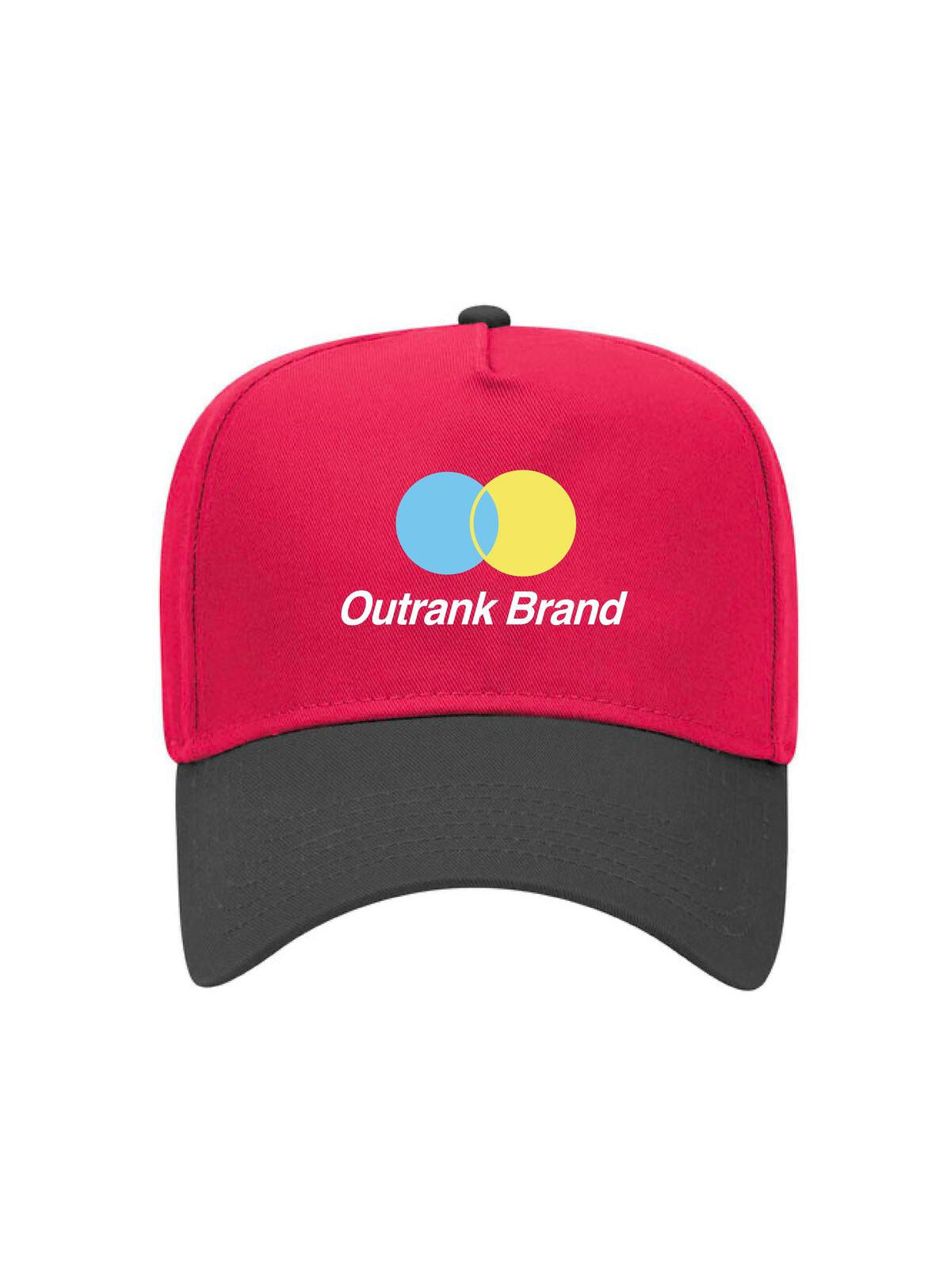 Outrank Hat - Master Bags Foam Trucker - Red - ORH498