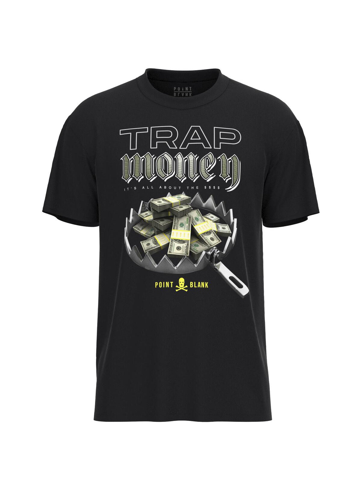 Point Blank T-Shirt - Money Bear Trap - Black - PBAP23TS_25