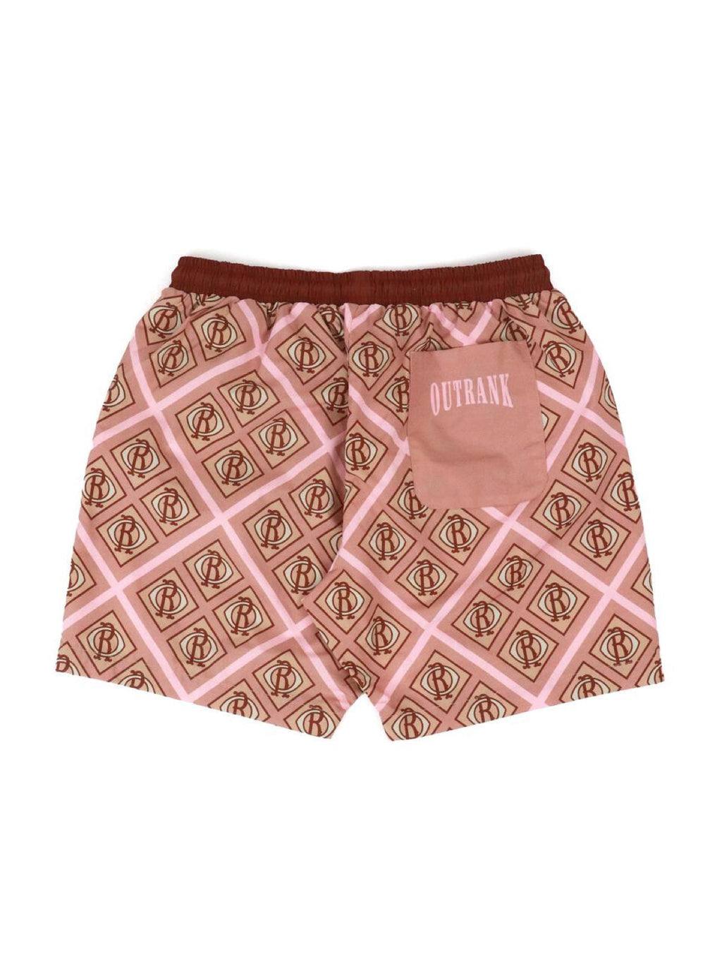Outrank Shorts - Monogram 7" - Multi - ORS081