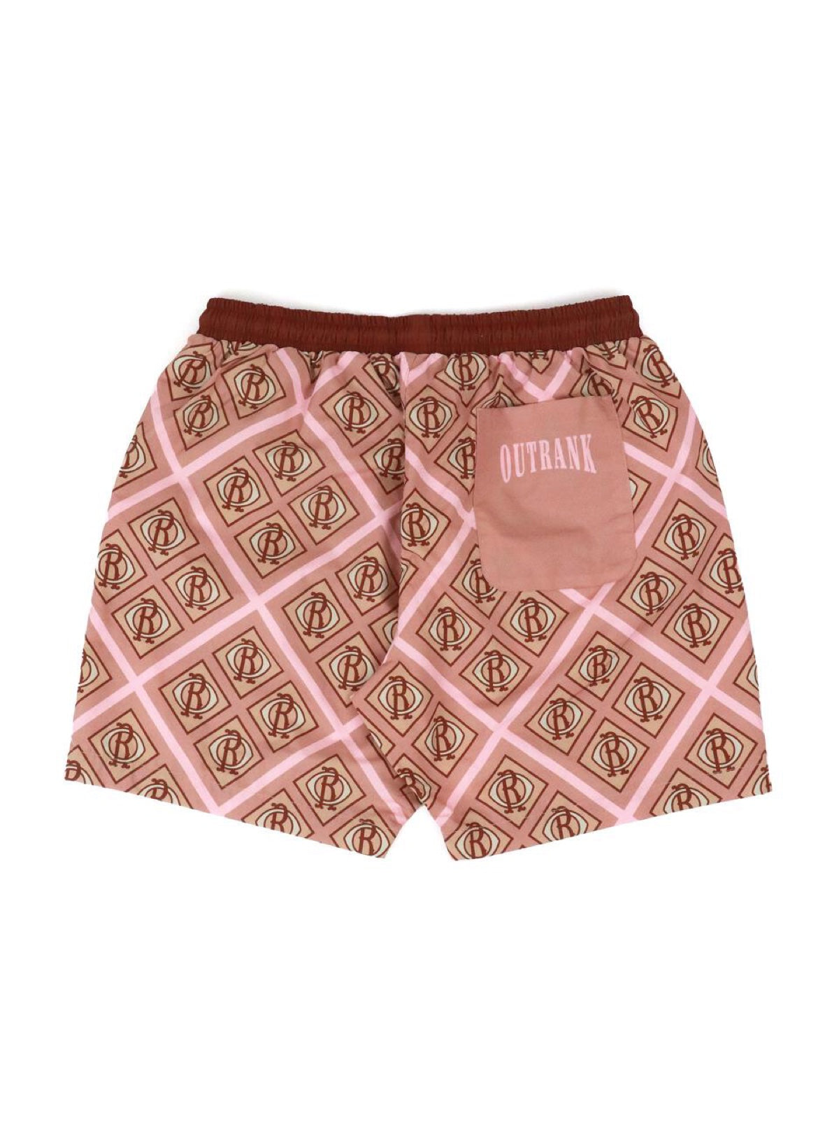 Outrank Shorts - Monogram 7" - Multi - ORS081