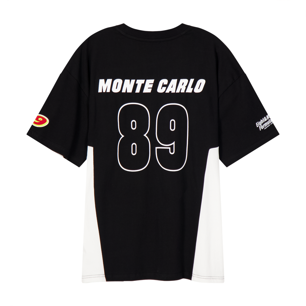 8&9 T-Shirt - Monte SS Moto - Black