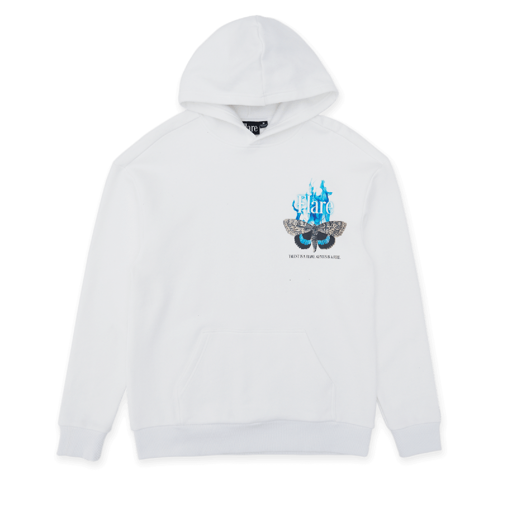 Flare Hoodie - Moth To The Flame Pullover