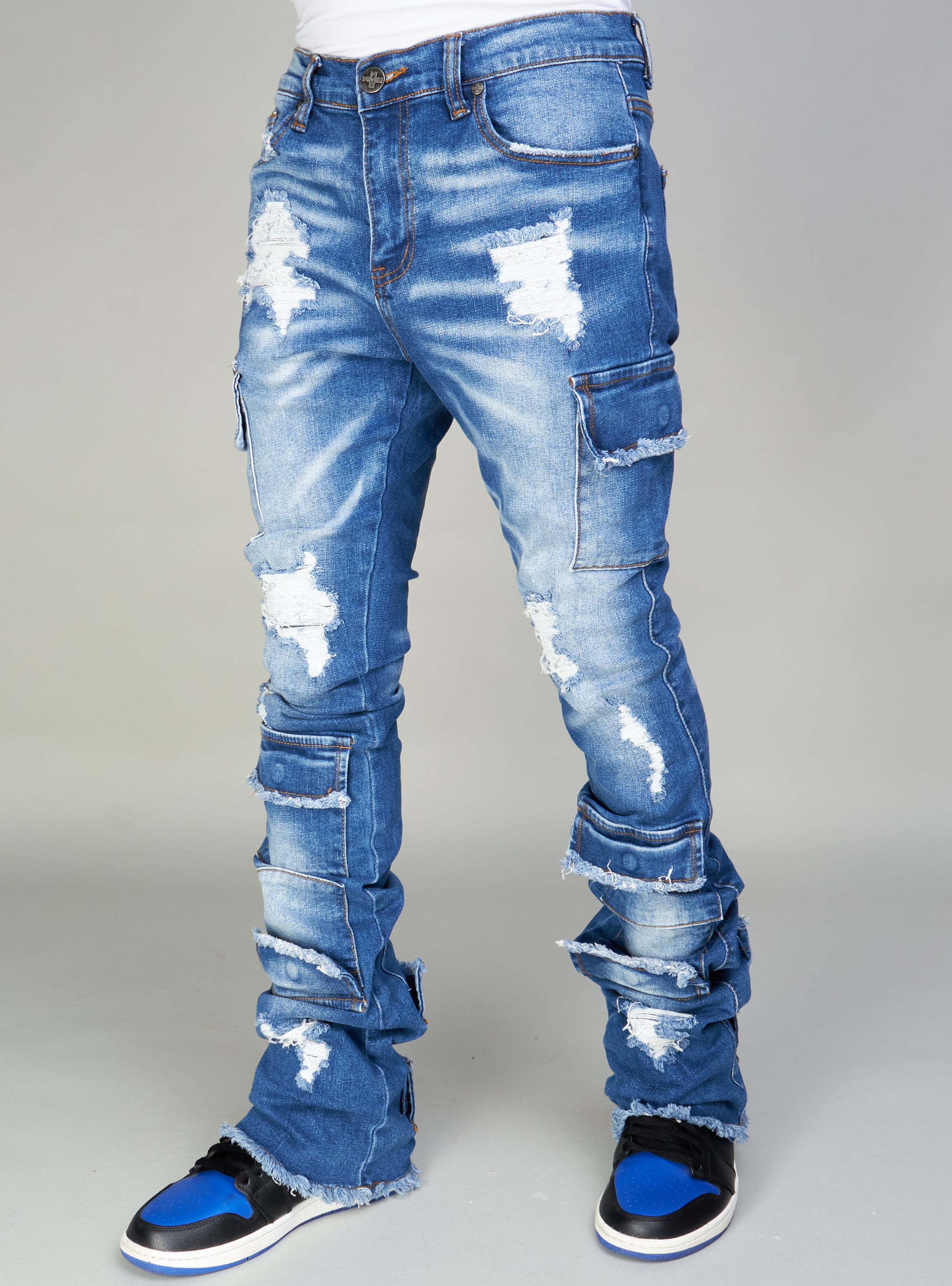 NME Jeans - Stacked  - Will - Blue Wash - 503