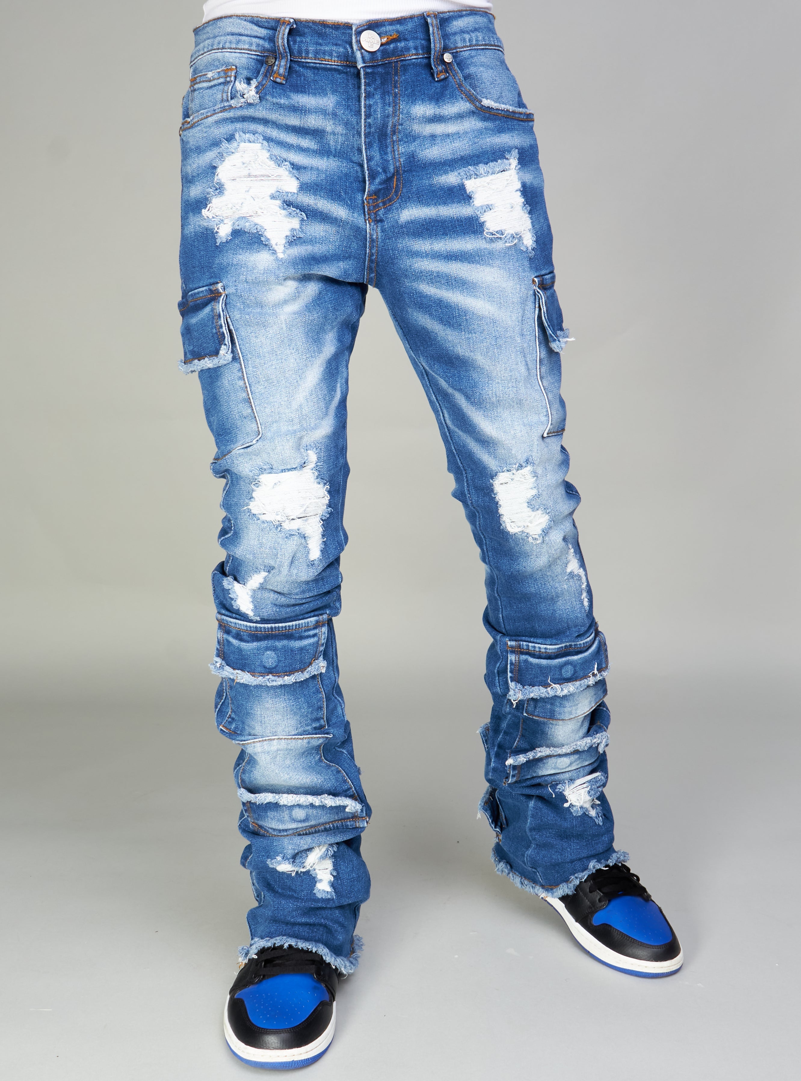 NME Jeans - Stacked  - Will - Blue Wash - 503