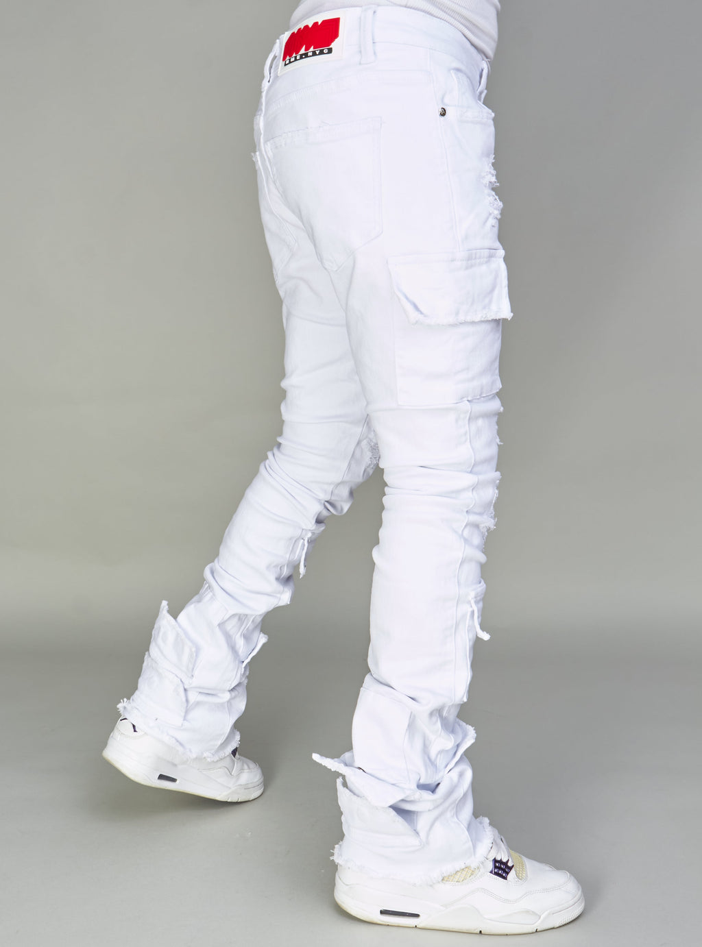 NME Jeans - Will - Stacked Cargo - White  - 501