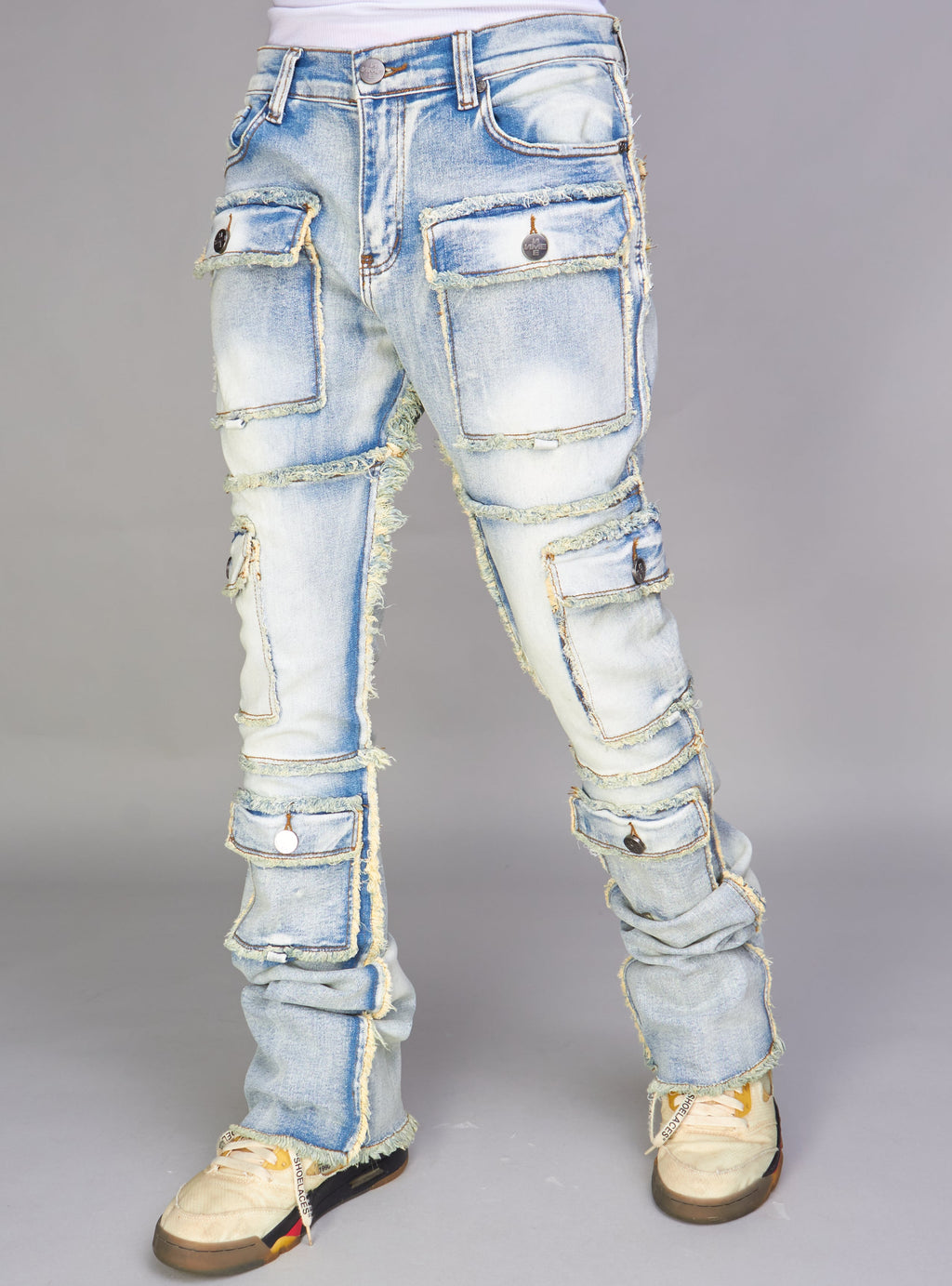 NME Jeans - Stacked  - Stokes - Light Blue Wash - 501