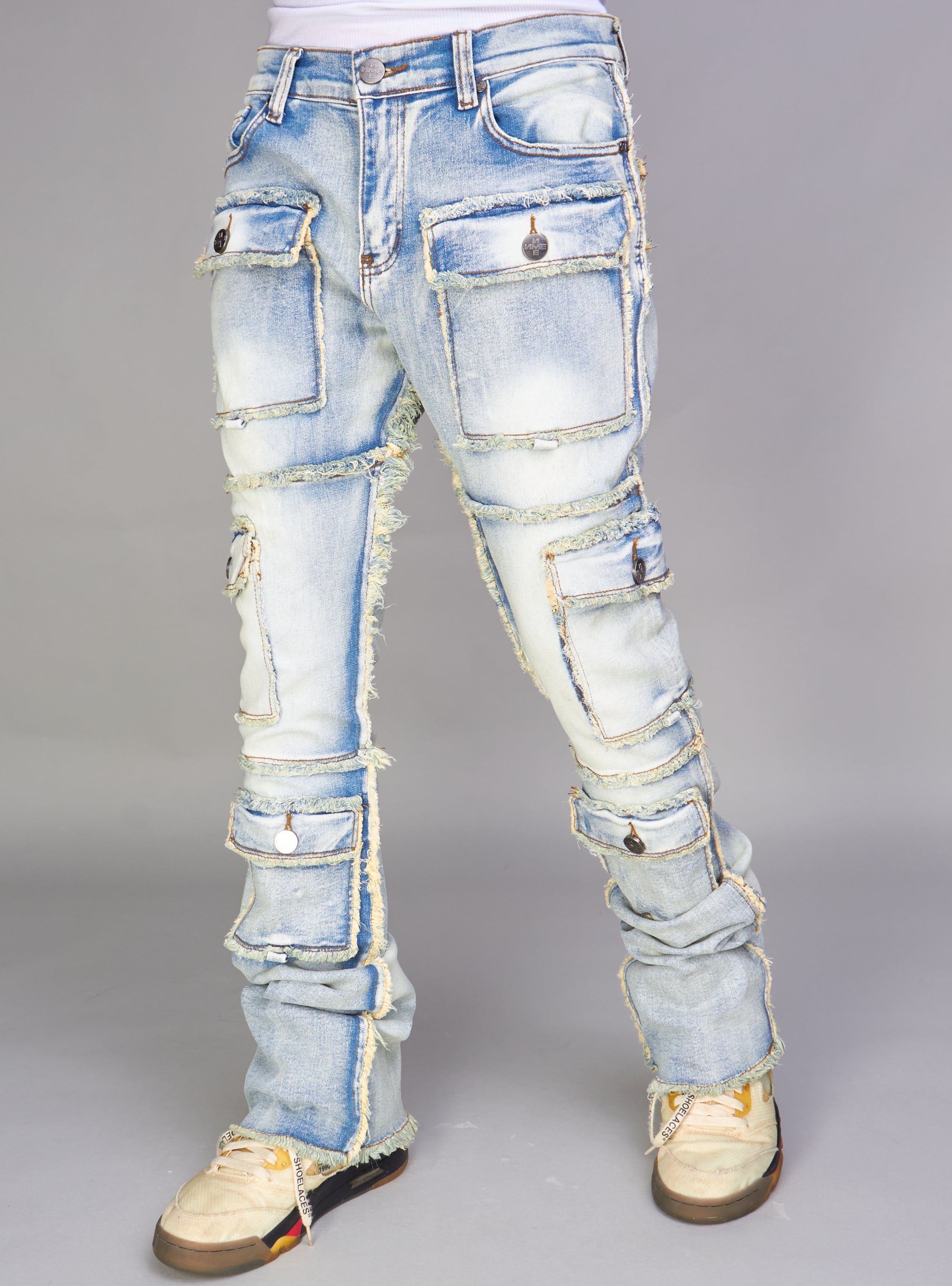 NME Jeans - Stacked  - Stokes - Light Blue Wash - 501