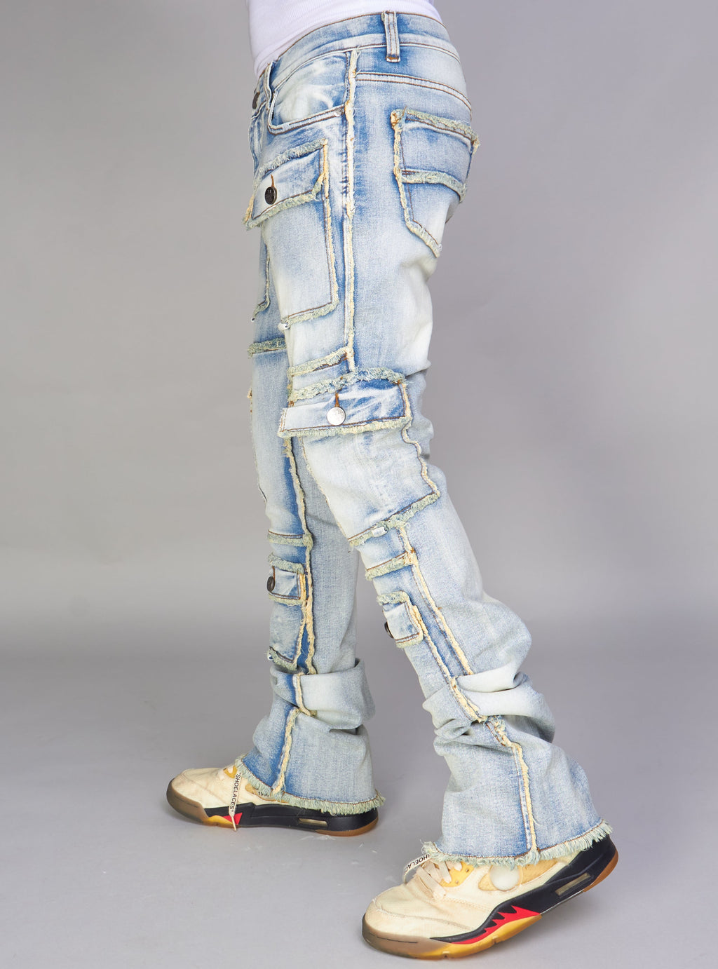 NME Jeans - Stacked  - Stokes - Light Blue Wash - 501