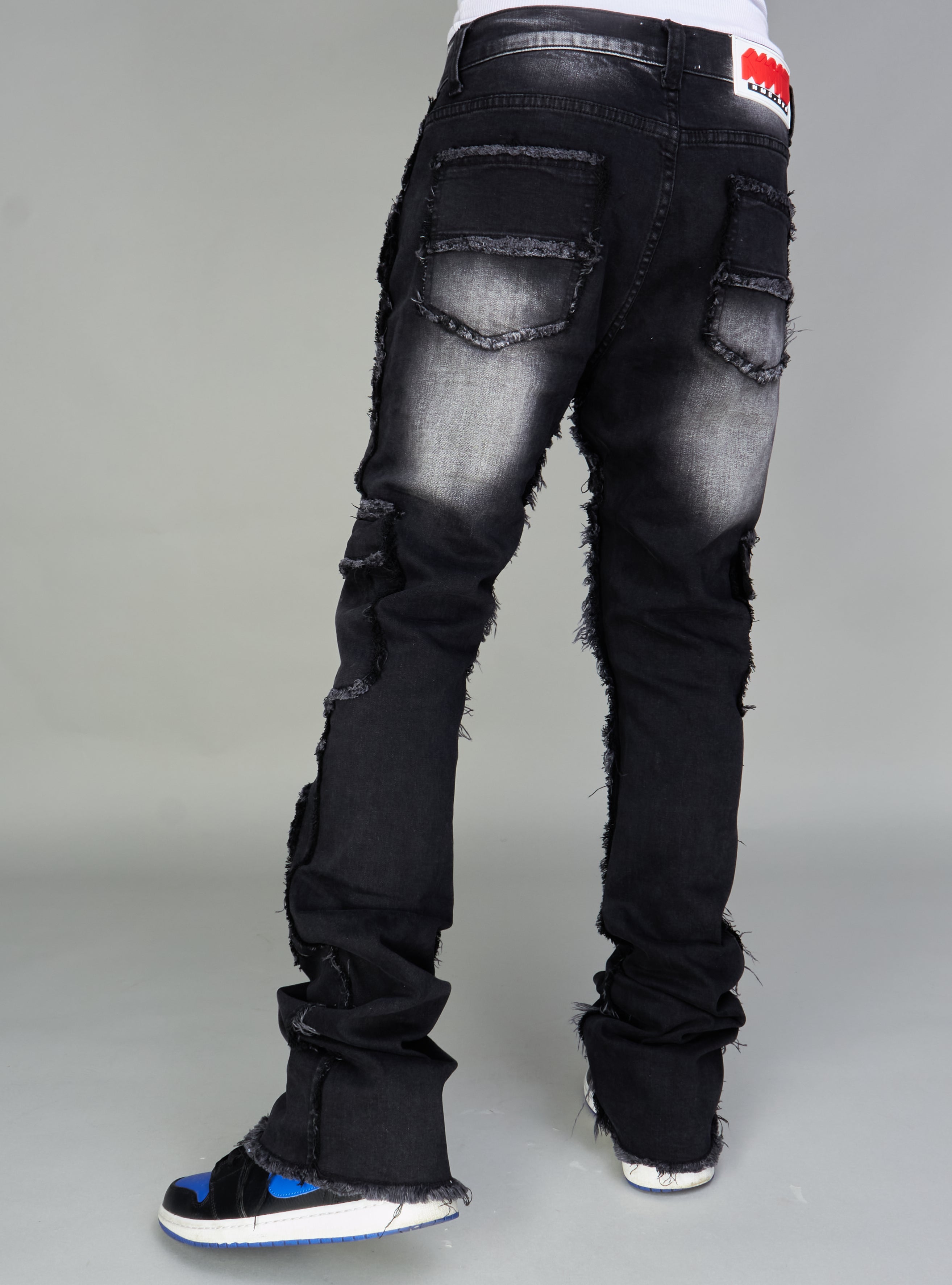 NME Jeans - Stokes - Stacked Cargo - Black Wash - 502