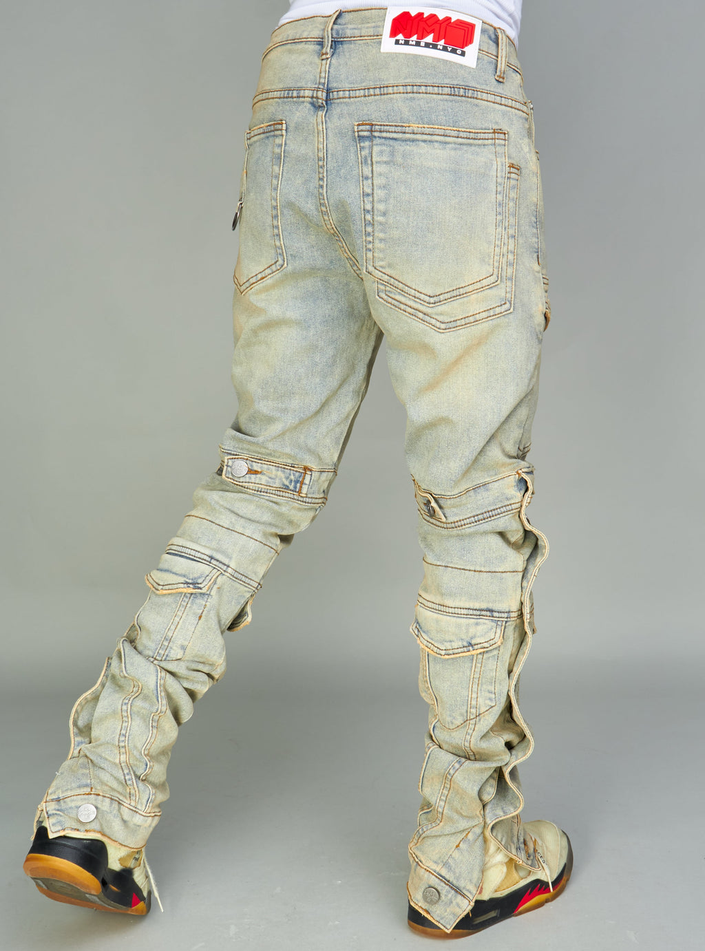 NME Jeans - Burr - Cargo Stacked - Vintage Wash - 502