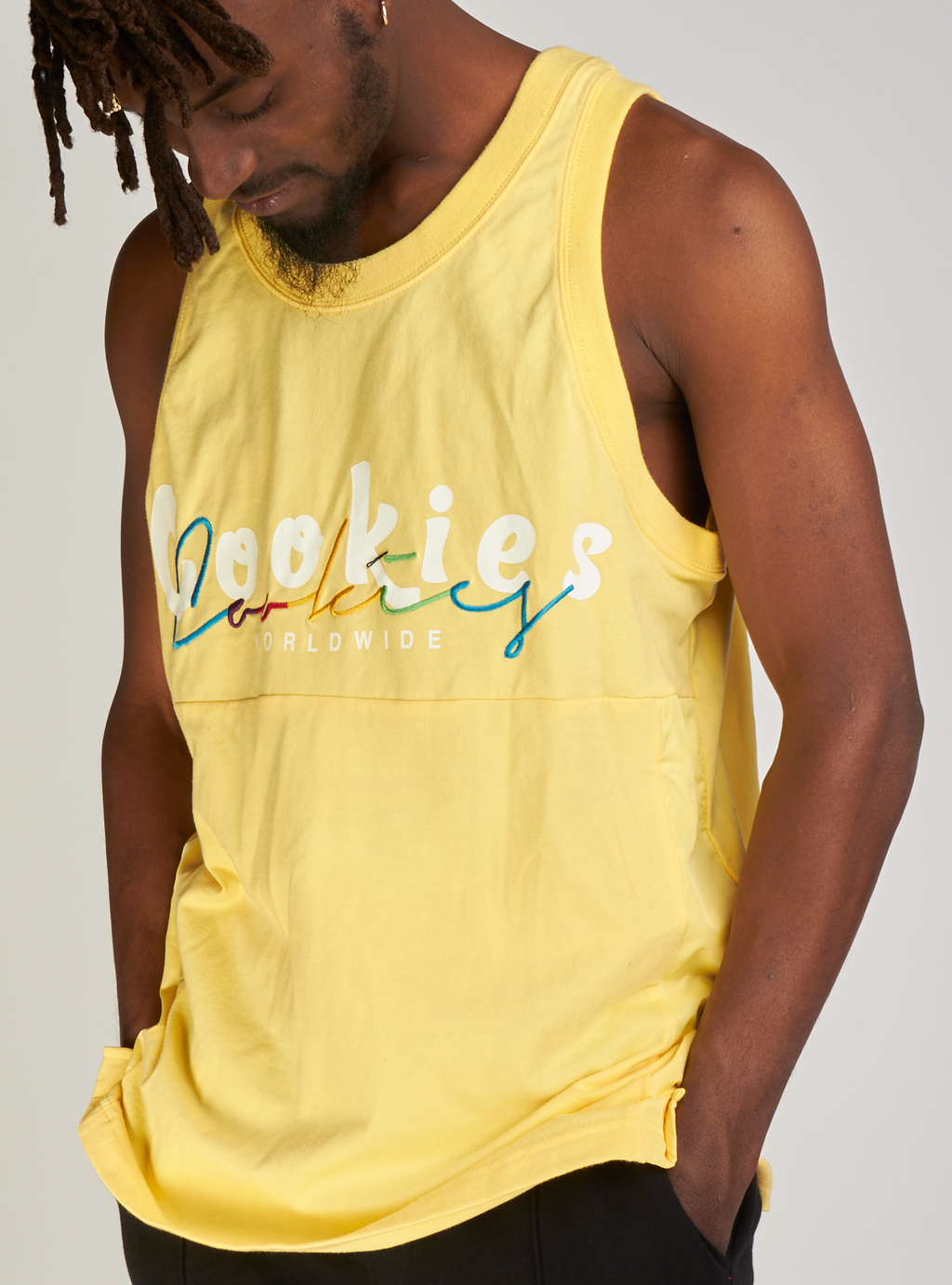 Cookies Tank Top - Versailles - Pale Yellow