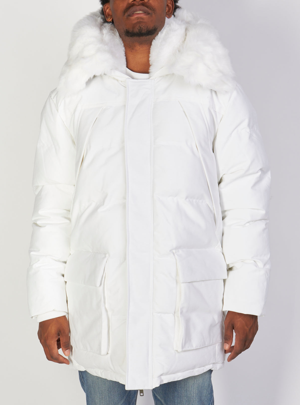 Jordan Craig Jacket - Bismarck Puffer - White - 91588