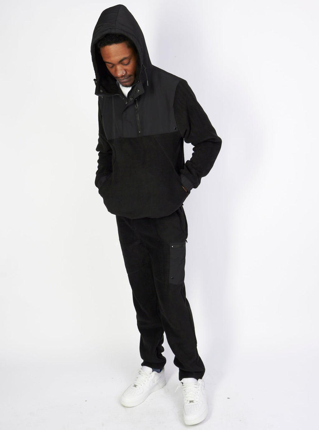 Original Fables Sweatsuit - Tech Storm - Polar Fleece - Black - AK350
