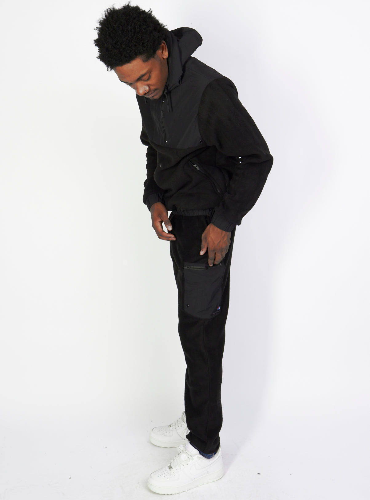 Original Fables Sweatsuit - Tech Storm - Polar Fleece - Black - AK350