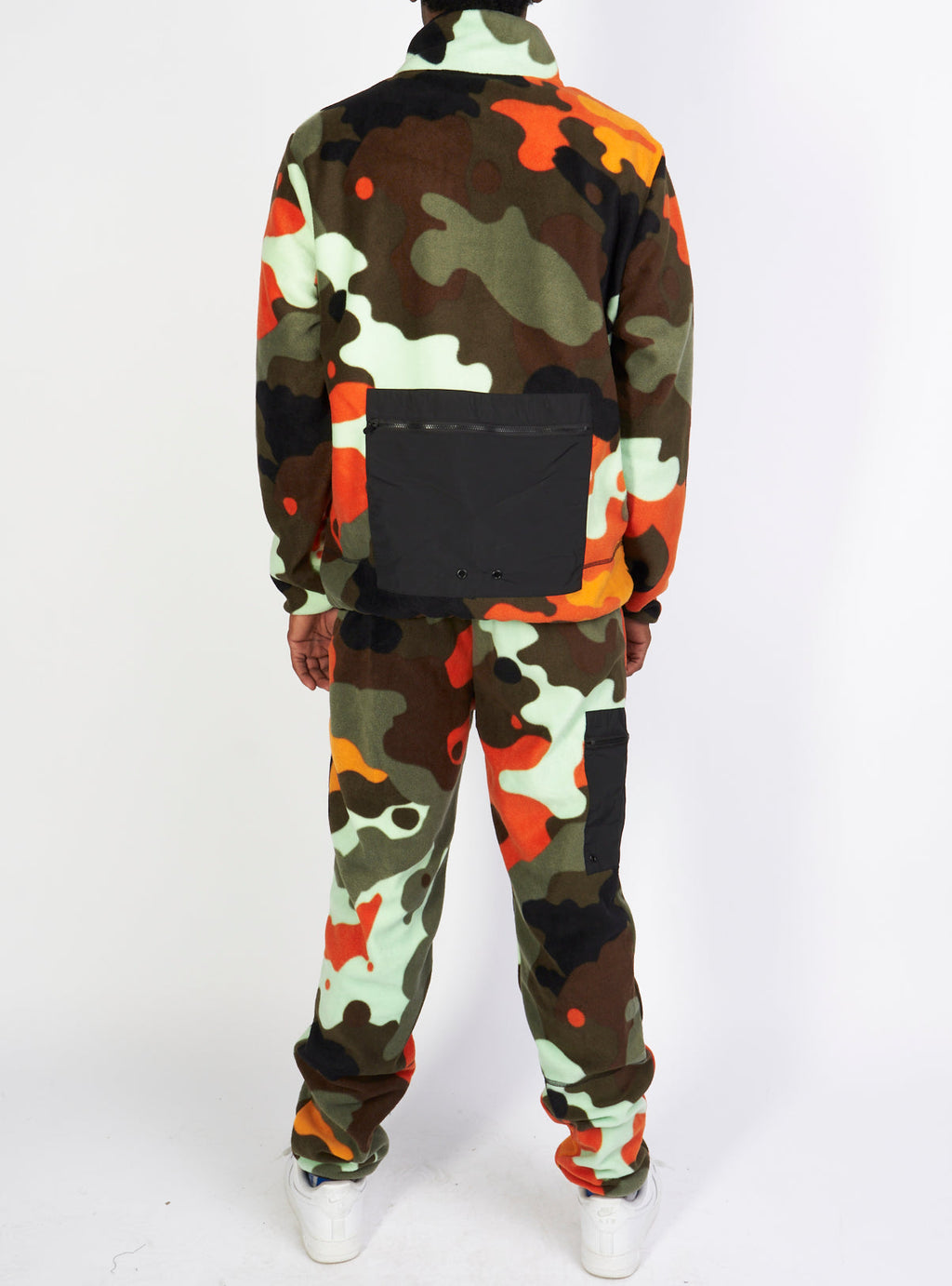 Original Fables Sweatsuit - Ambush - Camo Printed Polar Fleece - Olive - AK344